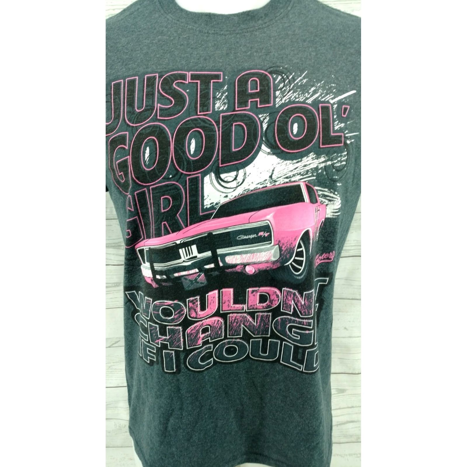 Gildan Gildan Shirt Womens Medium Multicolor Cotton Car Graphic Cooters Nashville TN"} Size M / US 6-8 / IT 42-44 - 2 Thumbnail