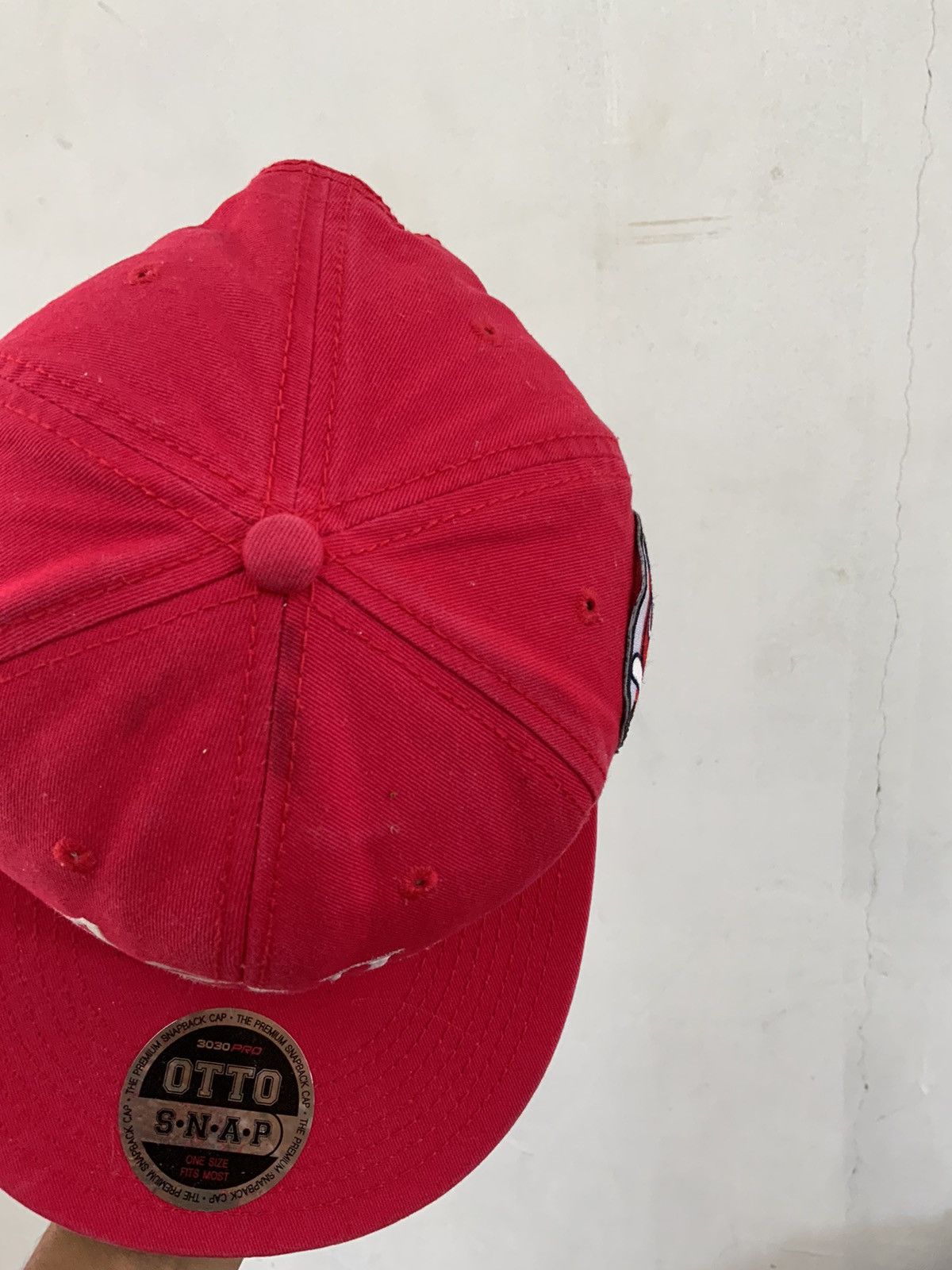 Japanese Brand AZUL by Moussy Otto Red Fade Hat Size ONE SIZE - 7 Thumbnail