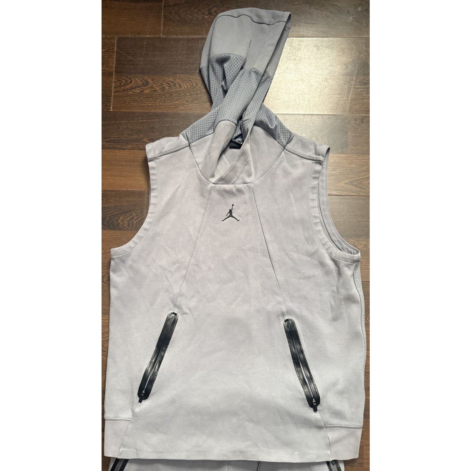 Nike Rare NIKE AIR JORDAN Jogging Suit SLEEVELESS JUMPMAN Sz L Size US L / EU 52-54 / 3 - 2 Thumbnail