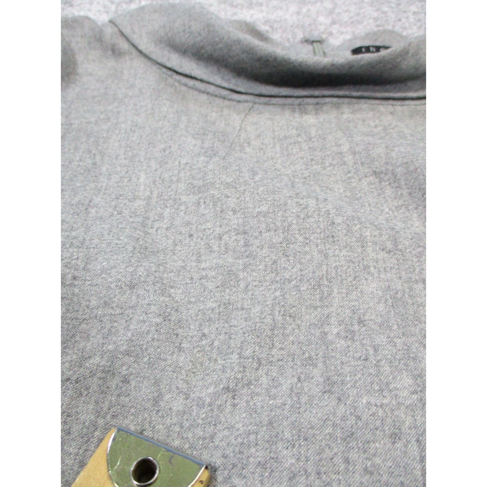 Theory VINTAGE Theory Dress Womens Short Wool Gray Crew Neck Casual Sheath 2 Fall Spring Women's Size XS / US 0-2 / IT 36-38 - 5 Thumbnail