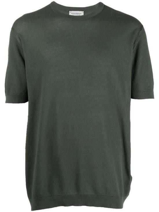 John Smedley JOHN SMEDLEY Men T-Shirts PARK PALM Green Size US L / EU 52-54 / 3 - 1 Thumbnail