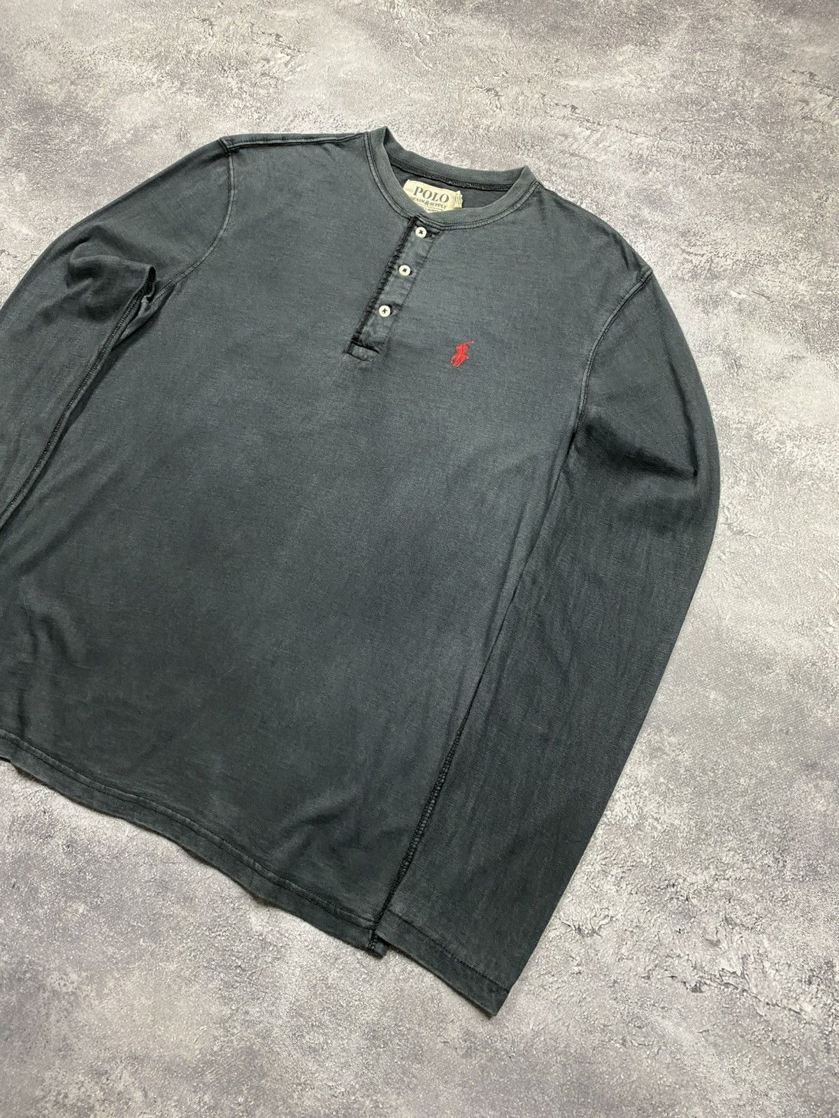 Denim & Supply Ralph Lauren Vintage Ralph Lauren Denim & Supply Long-Sleeve Faded Shirt Size US S / EU 44-46 / 1 - 3 Thumbnail