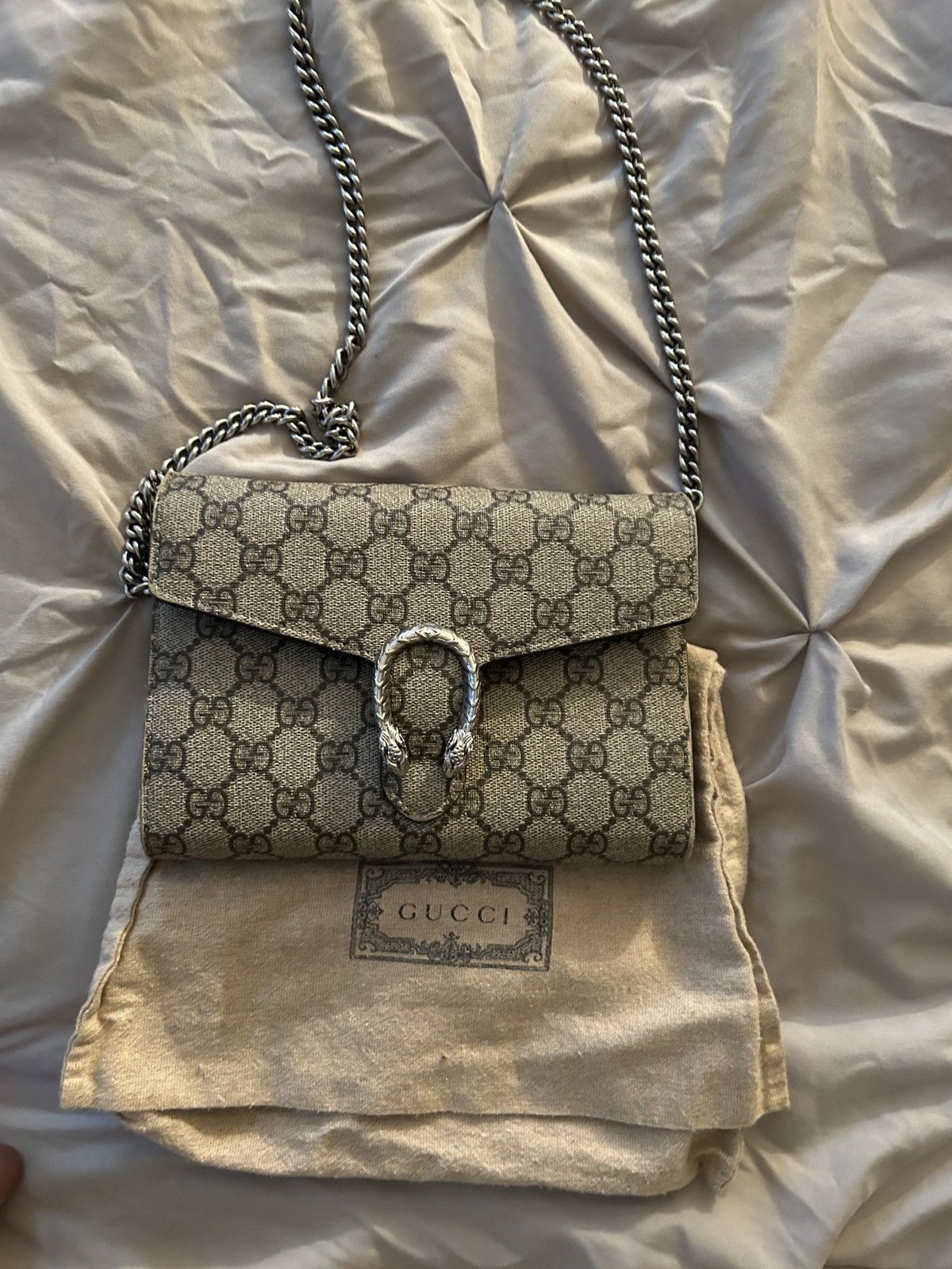 Gucci Gucci Dionysus GG Supreme Chain Wallet Size ONE SIZE - 3 Thumbnail