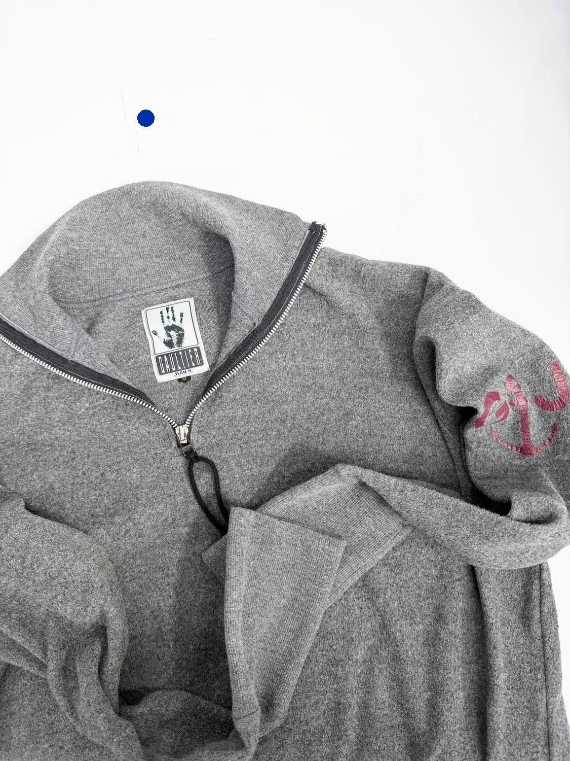 トップス GAULTIER zip knit hoodie Jean Paul Gaultier AW03 Bondage Zip Up Sweater | Grailed