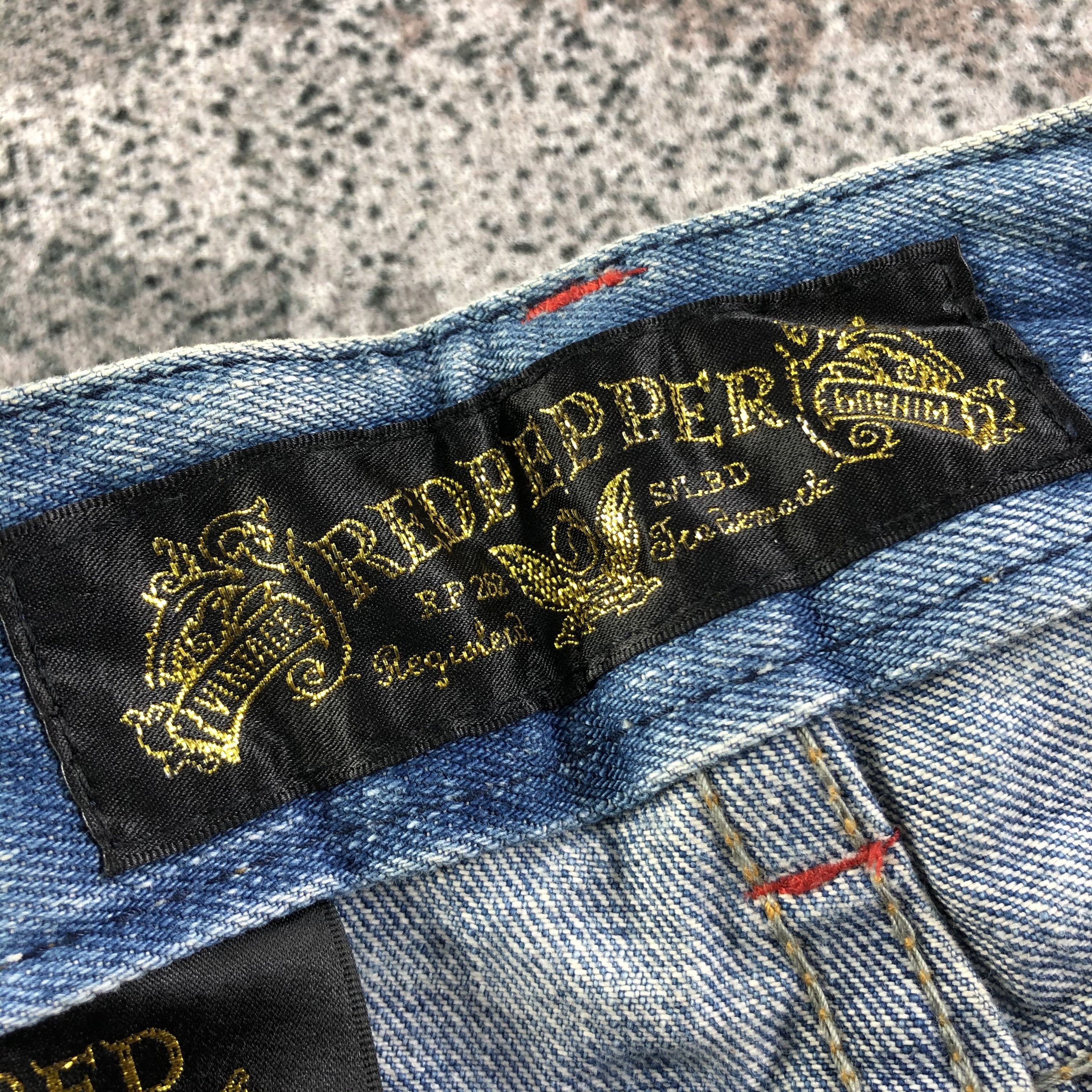 Japanese Brand Japanese Brand Red Pepper Denim Blue Flare Denim KJ1798 Size 29" - 9 Thumbnail