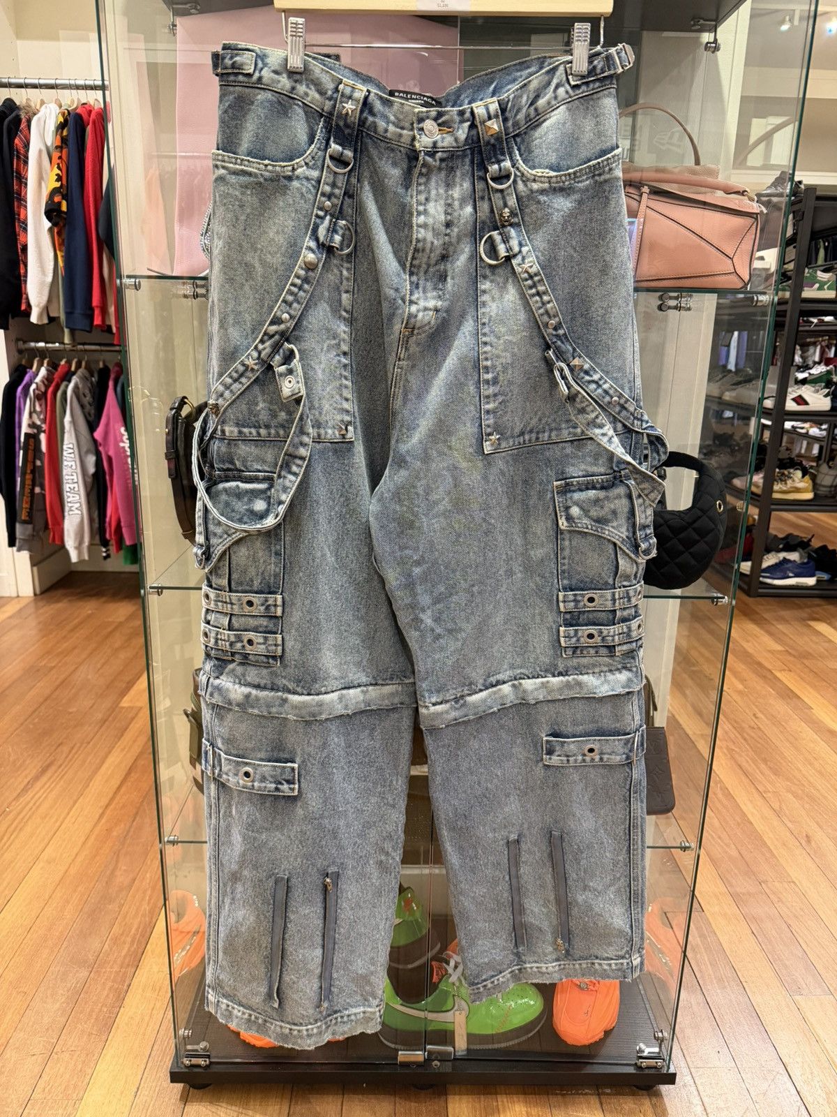 18SS BALENCIAGA 3way convertible jeans Balenciaga Convertible 
