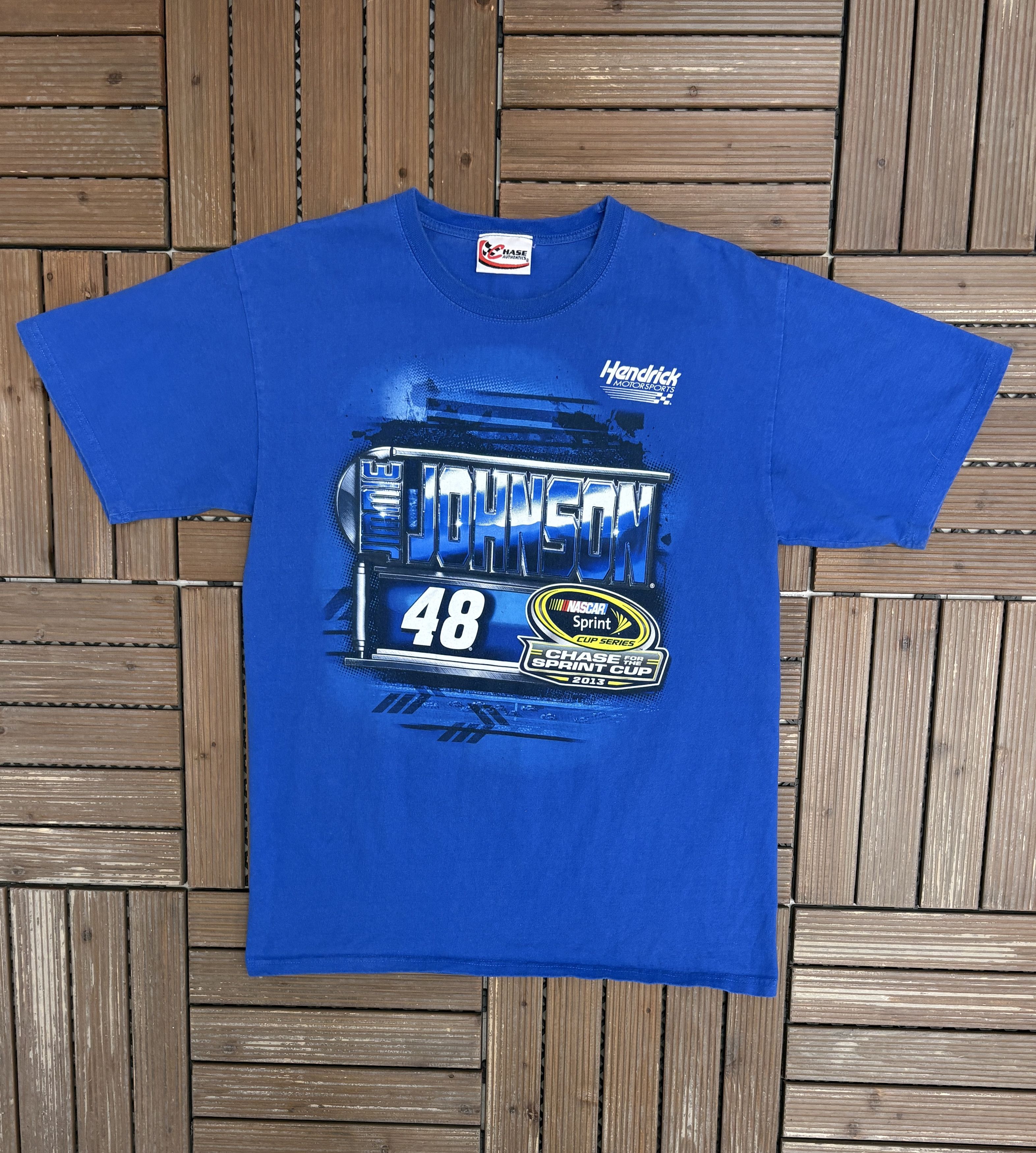 Vintage Jimmie Johnson NASCAR Sprint Cup Vintage T-Shirt Tee Size US L / EU 52-54 / 3 - 1 Thumbnail