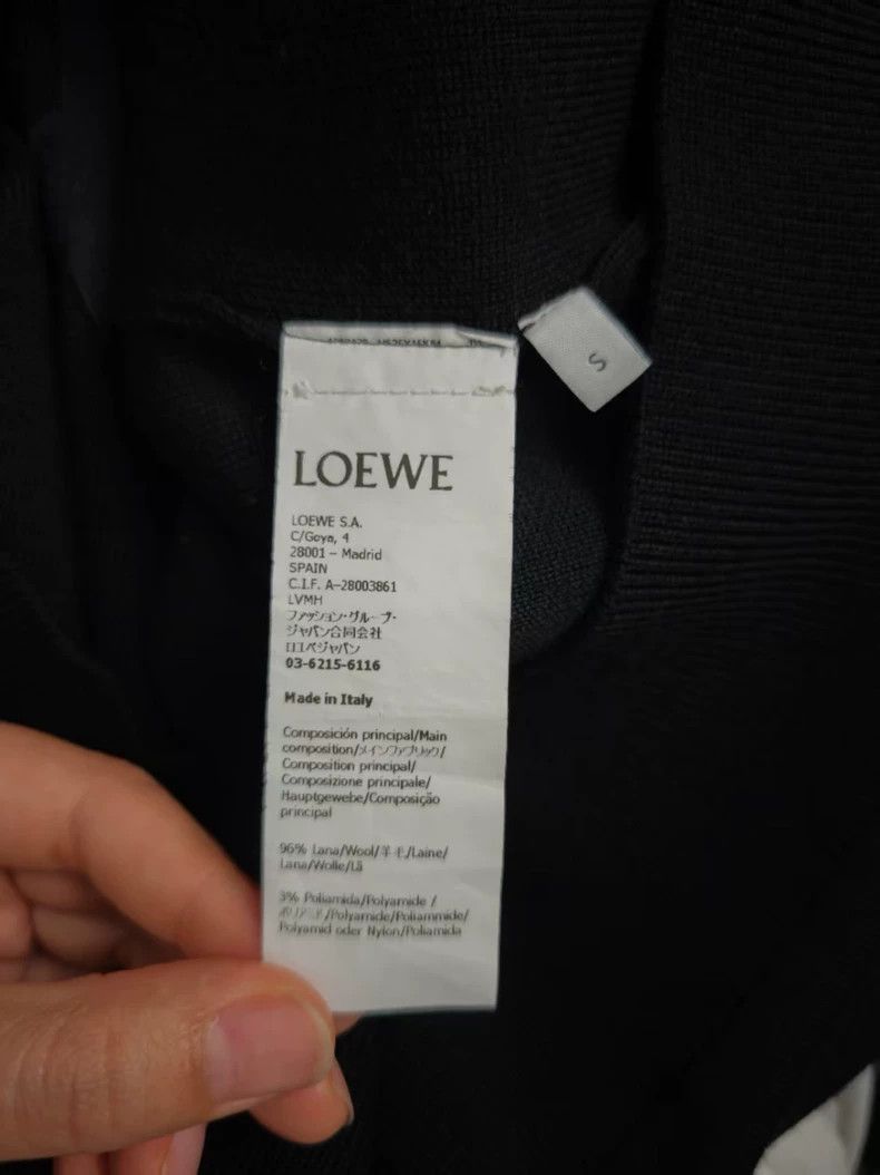 Loewe LOEWE Black zipper hooded coat Size S / US 4 / IT 40 - 5 Thumbnail