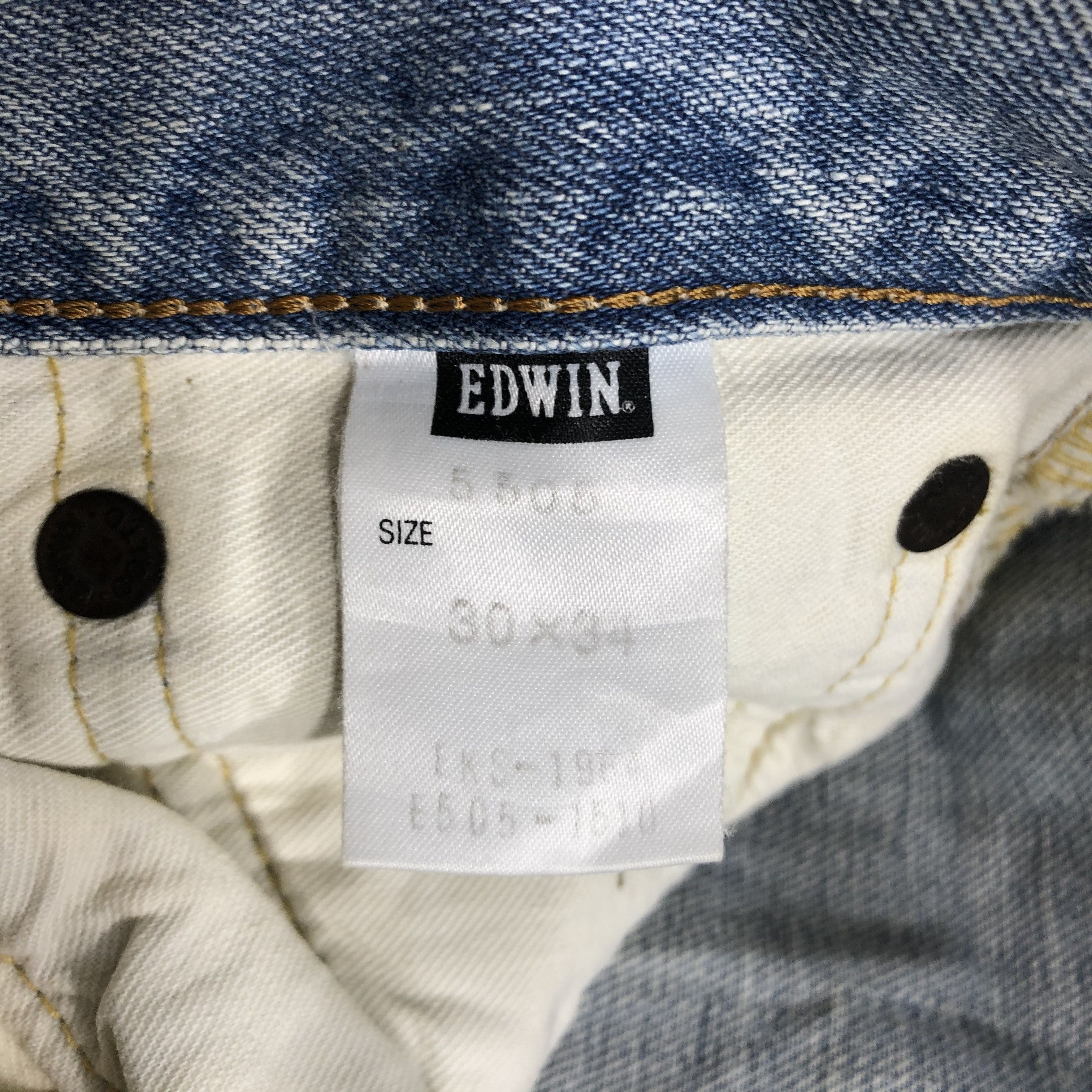 Edwin Vintage Light Wash Edwin 505X Selvedge Jeans-JM3531 Size US 31 - 9 Thumbnail