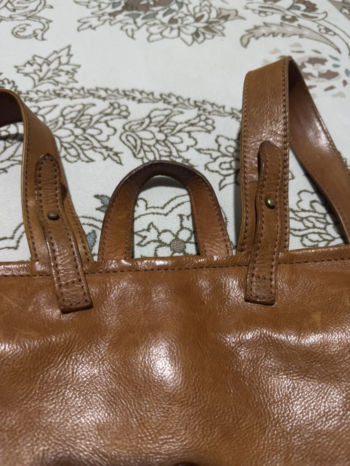 Genuine Leather × Jean Paul Gaultier Genten Riri Zipper Leather Rucksack Backpack Size ONE SIZE - 7 Thumbnail
