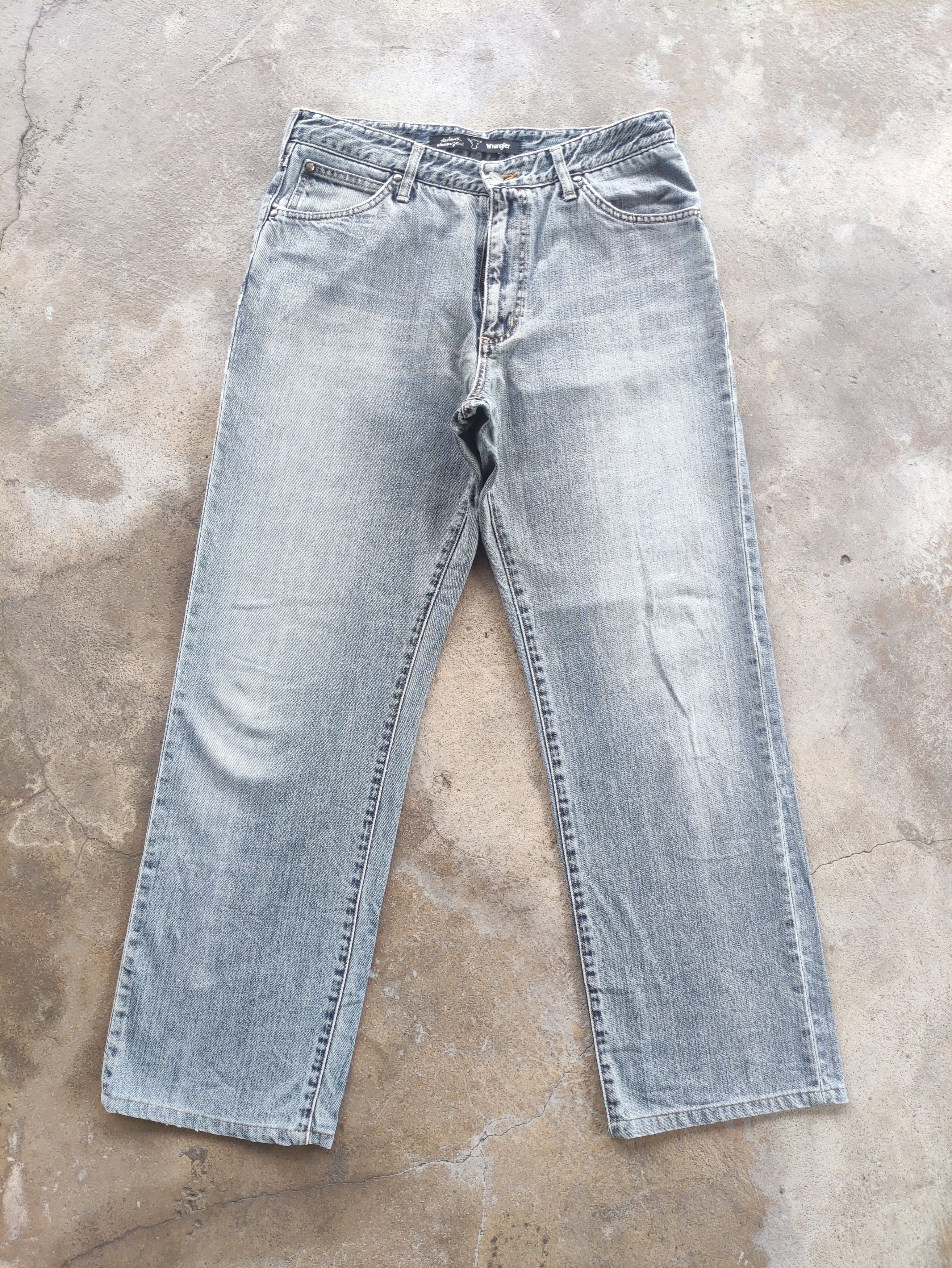 【Special】 USA-Made Faded Buggy Denim Vintage Wrangler Brand Denim Buggy Faded Pants