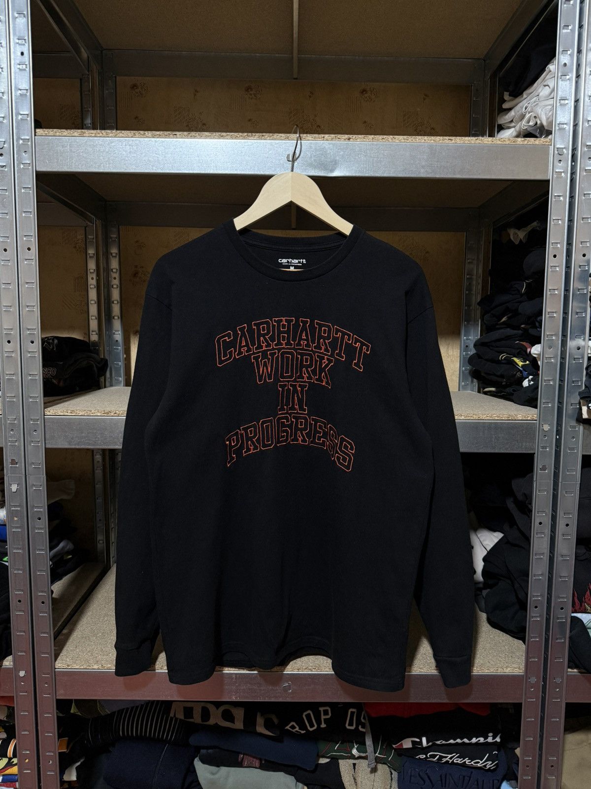 Carhartt × Carhartt Wip Rare Carhartt WIP Outdoor Retro Longsleeve T-Shirt Y2K Hype Size US M / EU 48-50 / 2 - 1 Thumbnail