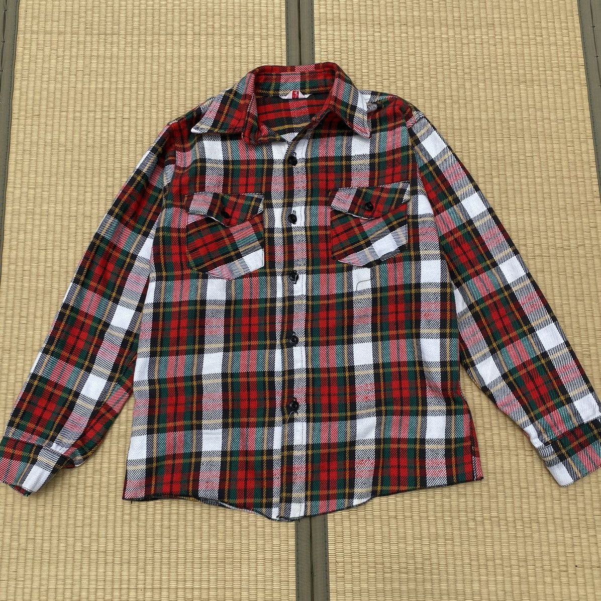 Japanese Brand × Kapital × Vintage Vtg 60s 70s Frostproof Sanfordized Plaid Cotton Flannel Size US M / EU 48-50 / 2 - 1 Thumbnail