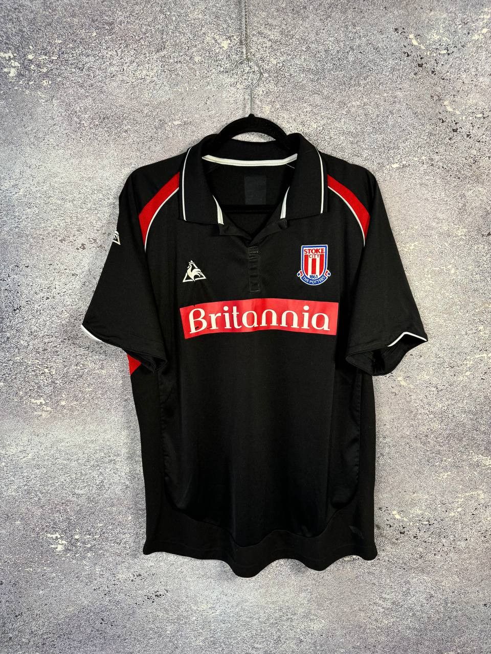 Le Coq Sportif × Vintage Vintage Stoke City 2009/10 Le Coq Sportif Soccer Jersey Size US L / EU 52-54 / 3 - 1 Thumbnail
