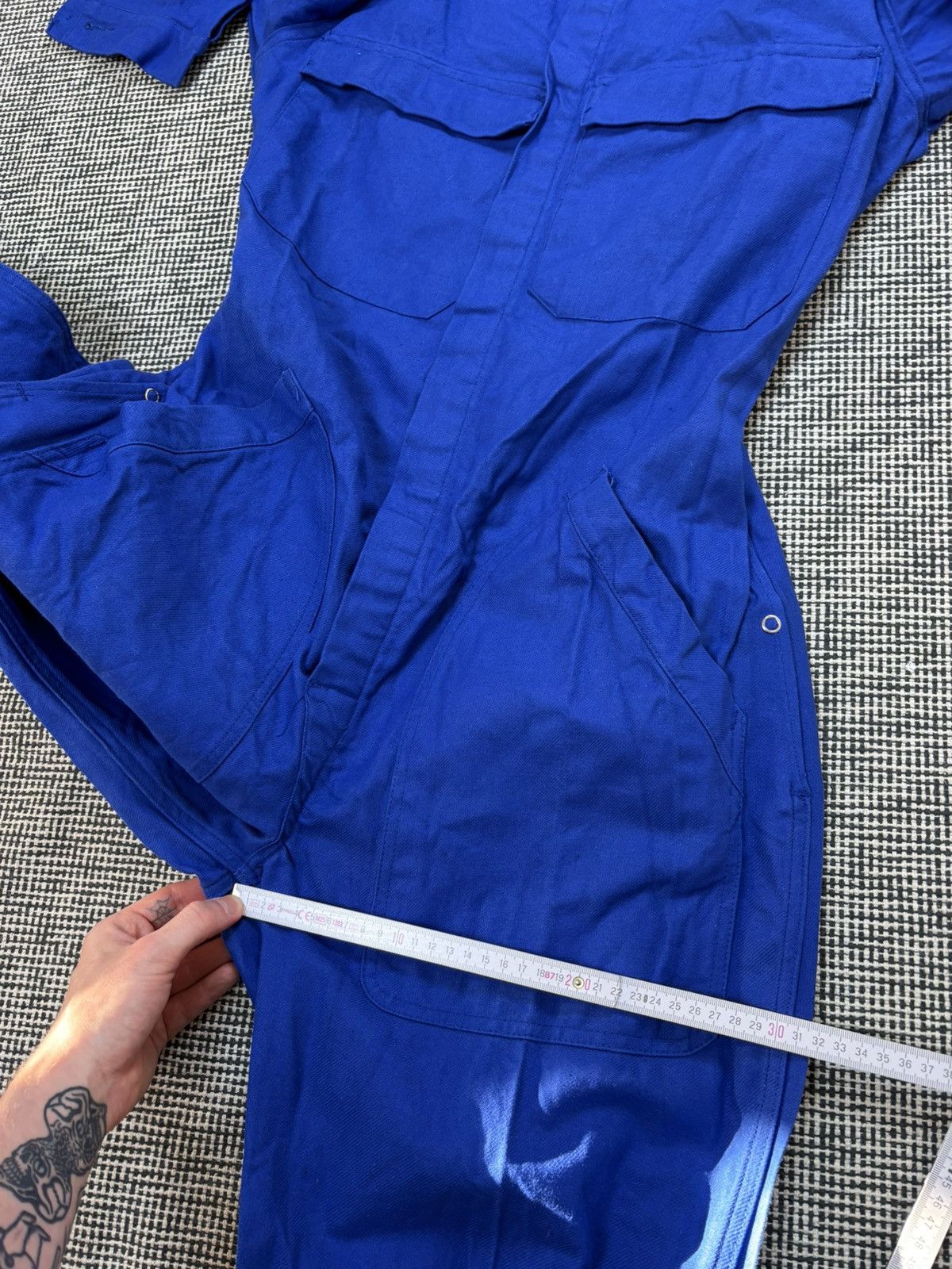 Le Laboureur 60s/70s Od Flers french army chore coveralls jumpsuit Size US S / EU 44-46 / 1 - 14 Thumbnail