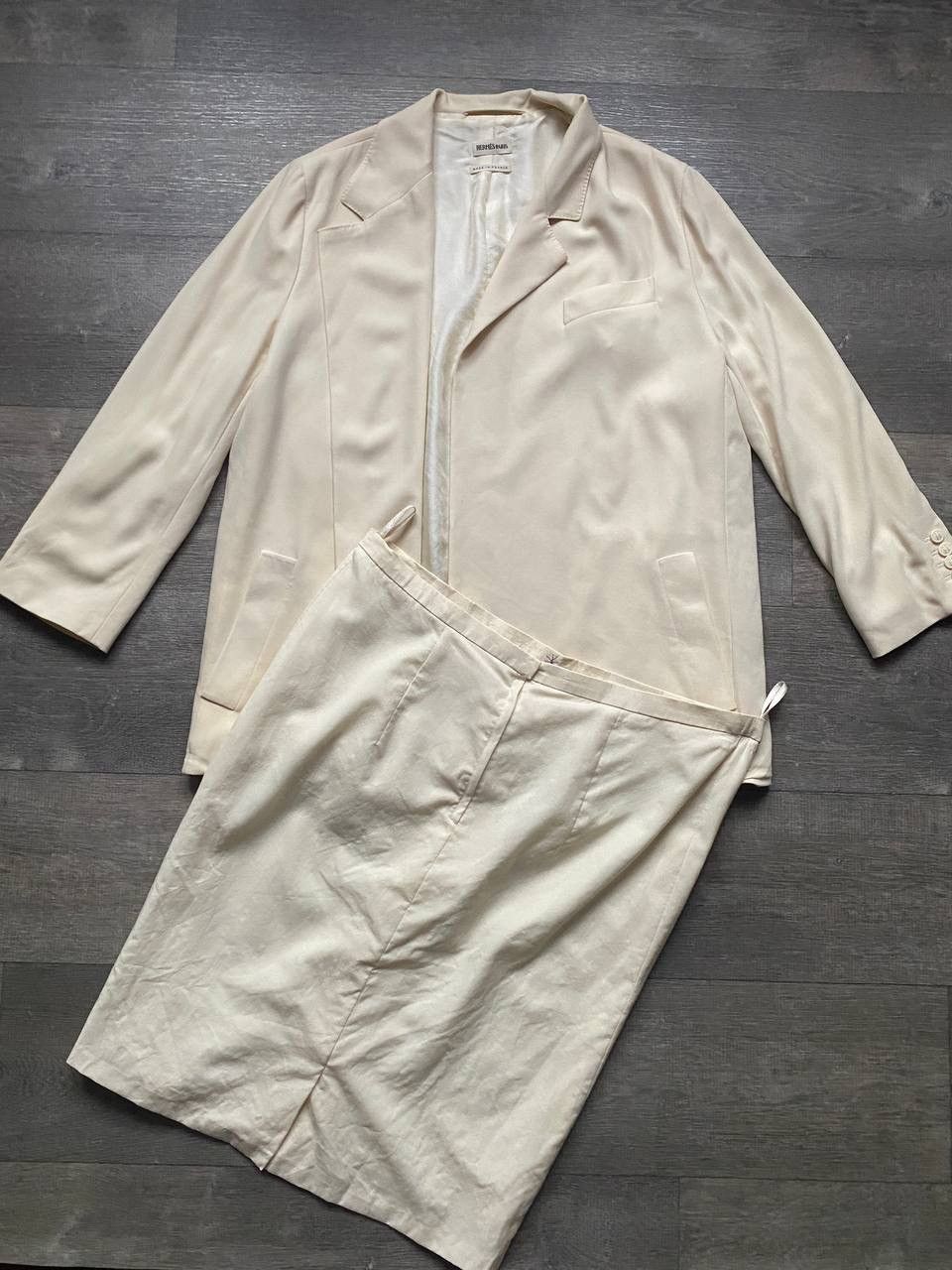 Hermes Women's Vintage HERMES Suit Set Size 46, silk 100% Size XL / US 12-14 / IT 48-50 - 1 Thumbnail