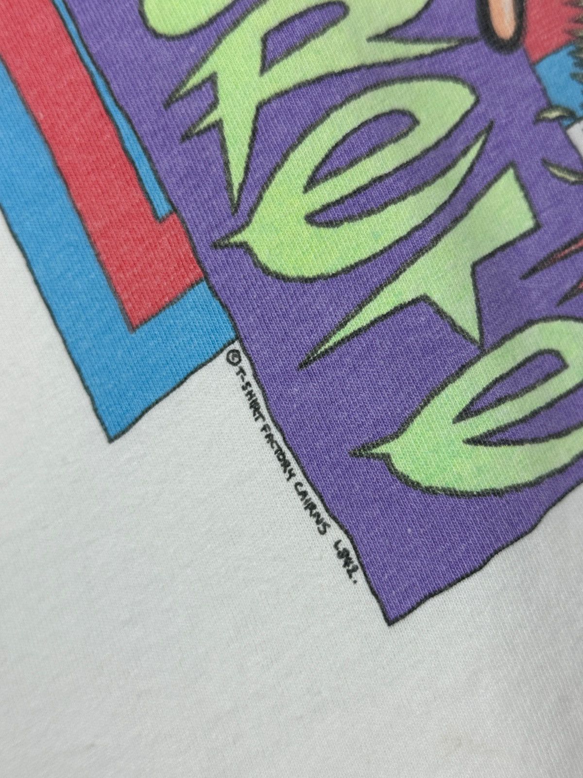 Vintage 1992 Vintage Eat Concrete Cairns Skate Single Stitch T-Shirt Size US M / EU 48-50 / 2 - 8 Thumbnail
