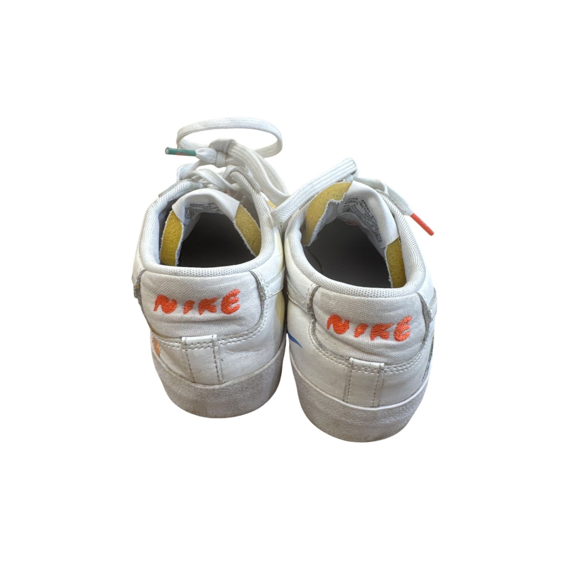 Nike Nike Flyleather Blazer Low Mayumi Yamase Mens Sneakers White Size US 9.5 / EU 42-43 - 5 Thumbnail
