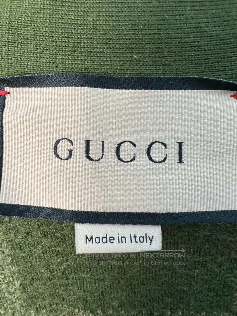 Gucci Gucci Woollet logo green horse buckle cardigan coat Size M / US 6-8 / IT 42-44 - 4 Thumbnail
