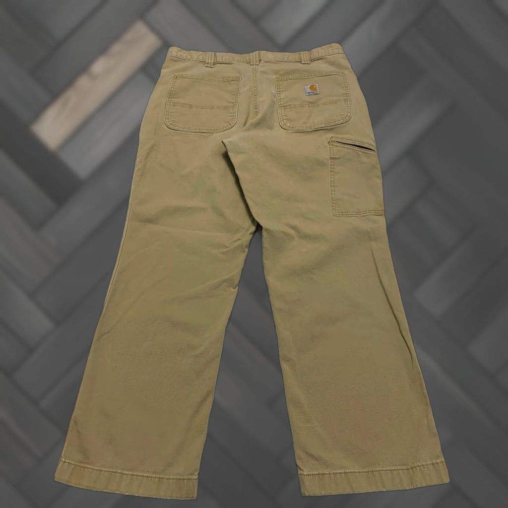 Carhartt VINTAGE Carhartt Relaxed Fit Carpenter Pants Mens 34x26 Tan Beige Work Utility Casual Trousers Size US 34 / EU 50 - 1 Thumbnail