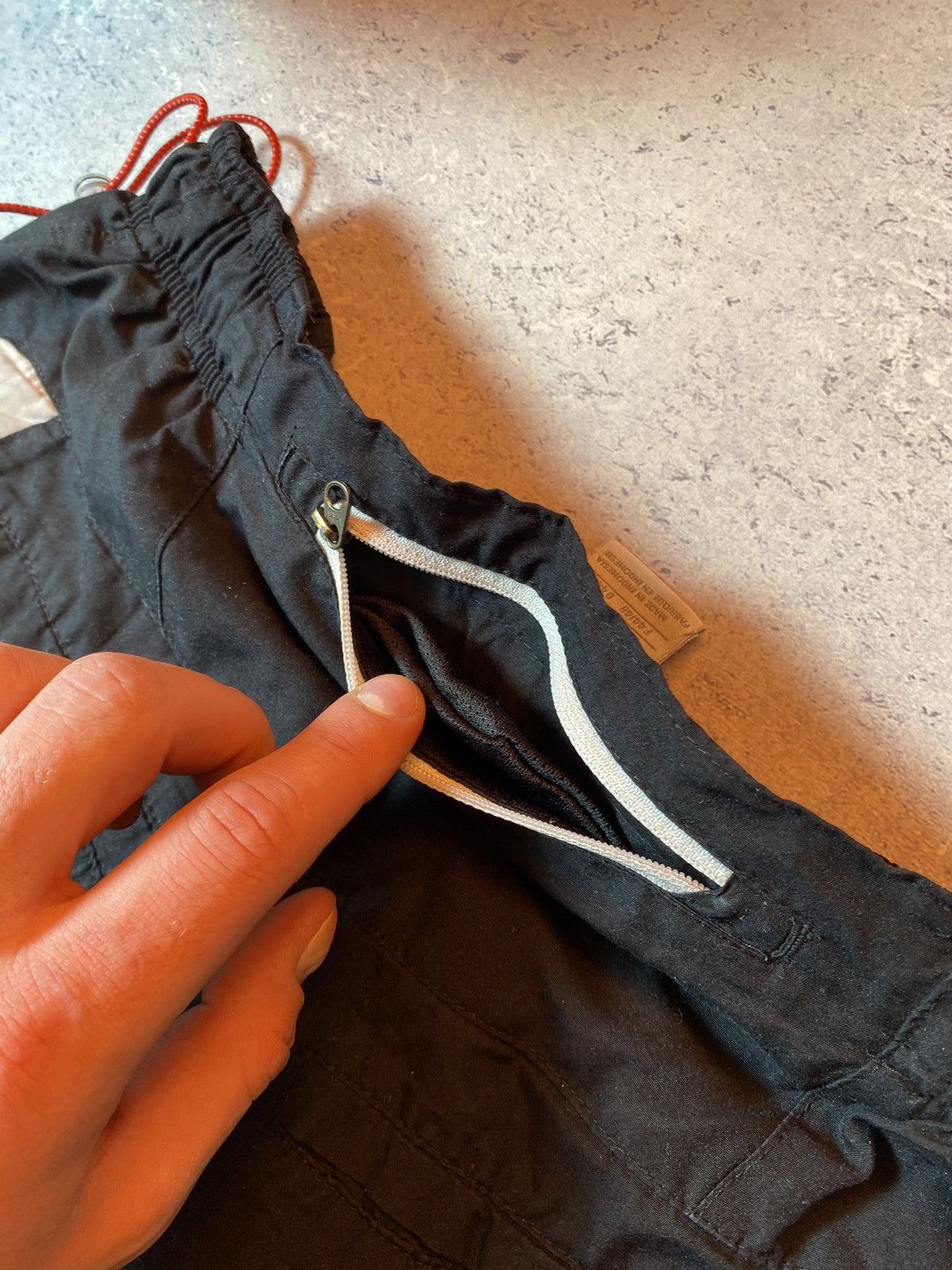 Nike × Vintage Vintage Nike Men’s Drill Black Pants Size US 30 / EU 46 - 19 Thumbnail