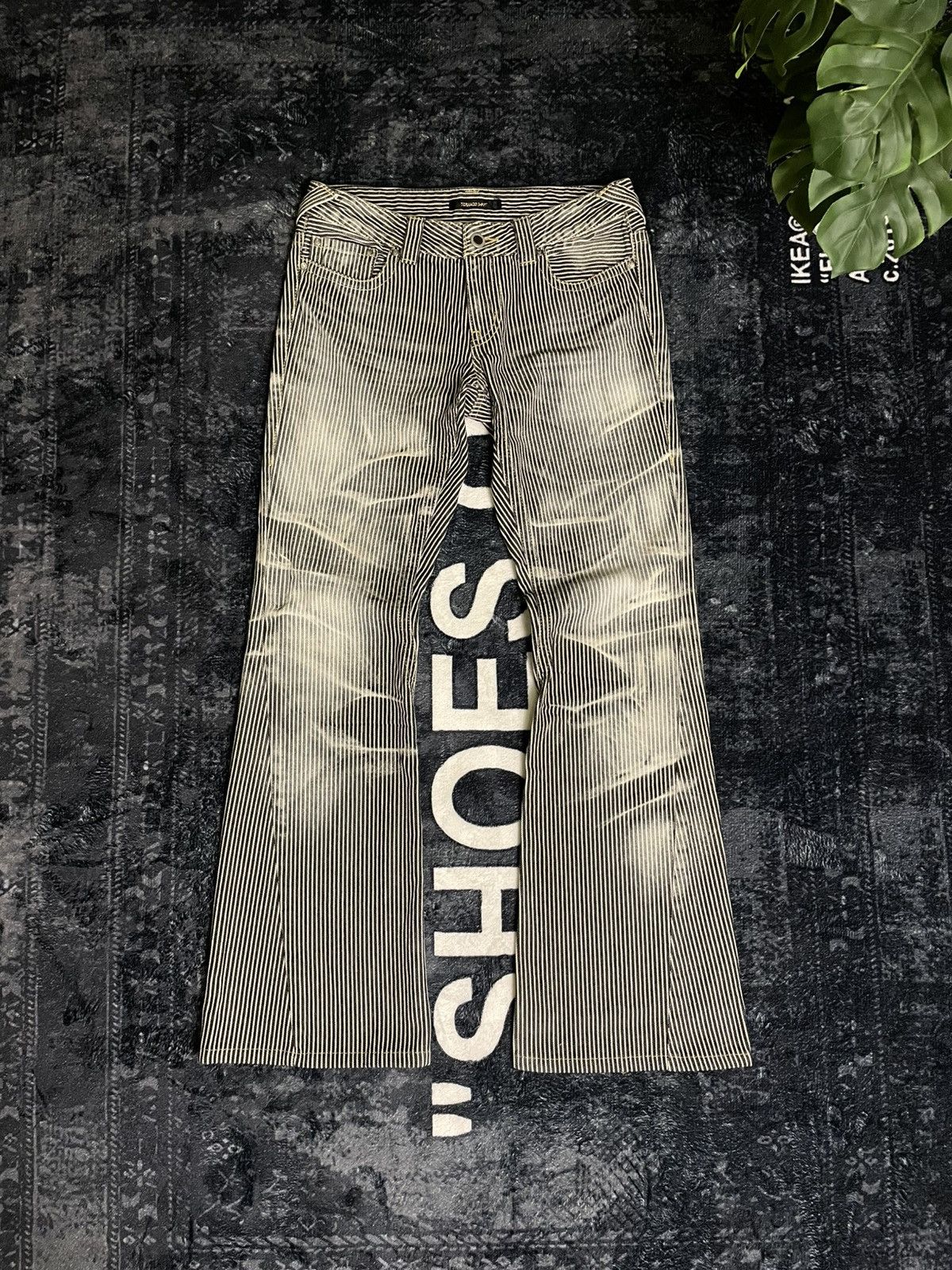 Le Grande Bleu (L.G.B.) × Tornado Mart Tornado Mart Whisker Flare Pant Size US 30 / EU 46 - 1 Thumbnail