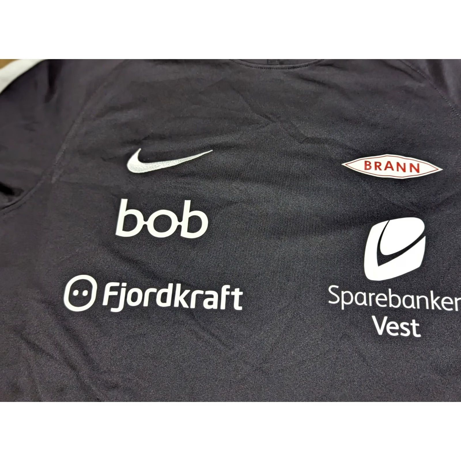 Nike Nike Dri-Fit Training Jersey Football Black Men's M Shirt Short Sleeve Nike Brann 2017 Size US M / EU 48-50 / 2 - 7 Thumbnail