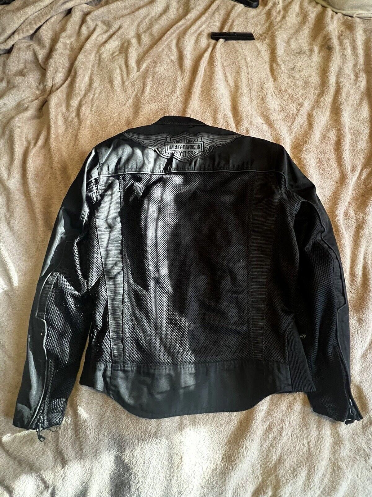 Harley Davidson Harley-Davidson Men's Mesh Motorcycle Jacket - Size Medium Size ONE SIZE - 9 Thumbnail