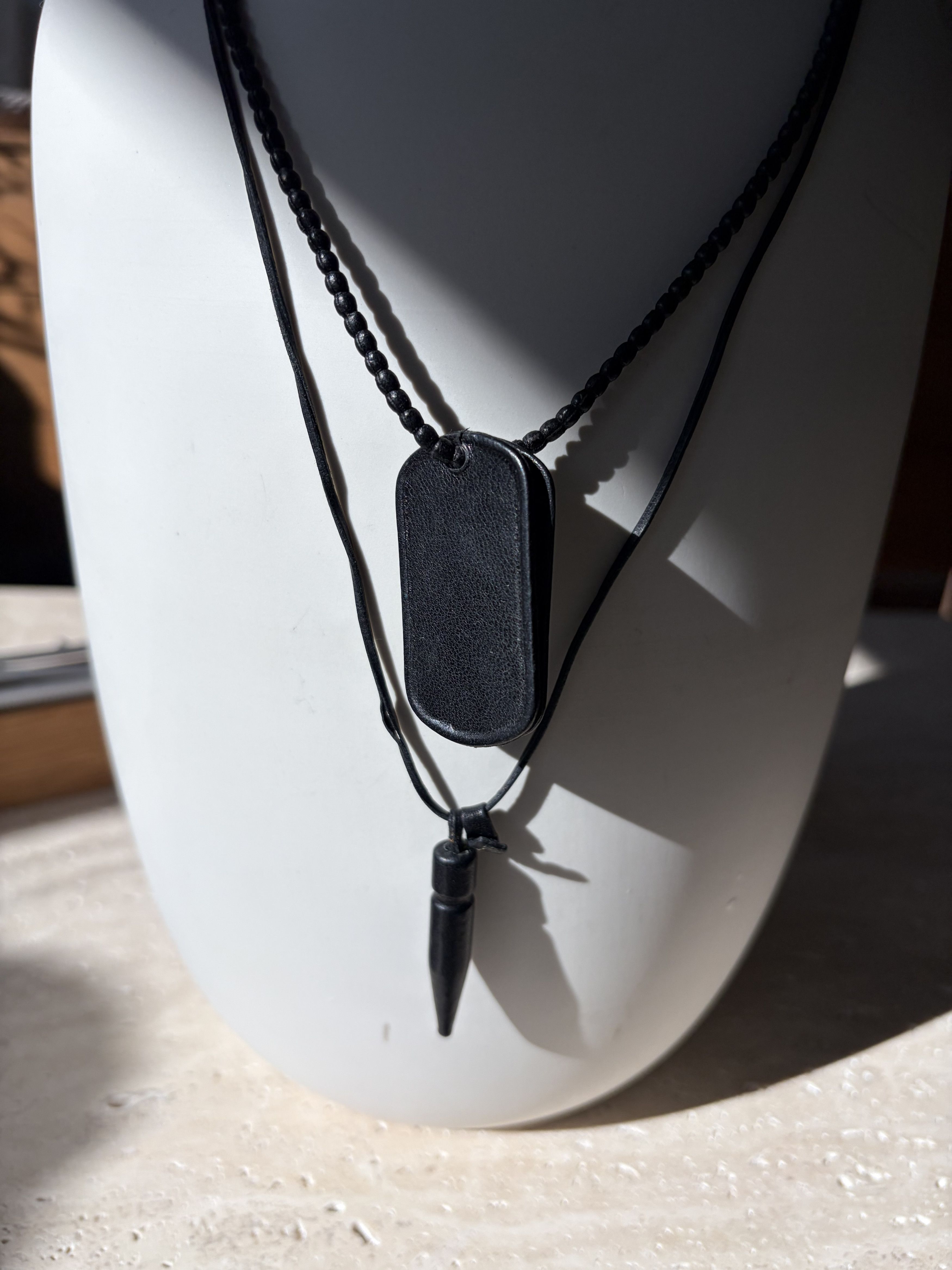 Other Natalia Brilli Lambskin Wrapped Necklace Set Size ONE SIZE - 1 Thumbnail