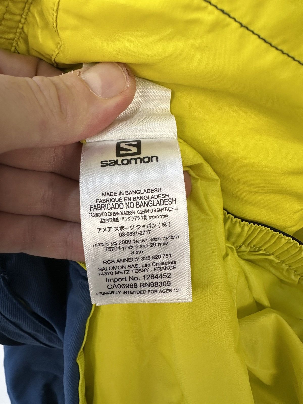 Salomon Salomon Ski Jacket L 10K/10K AdvancedSkin Dry Waterproof Size US L / EU 52-54 / 3 - 13 Thumbnail