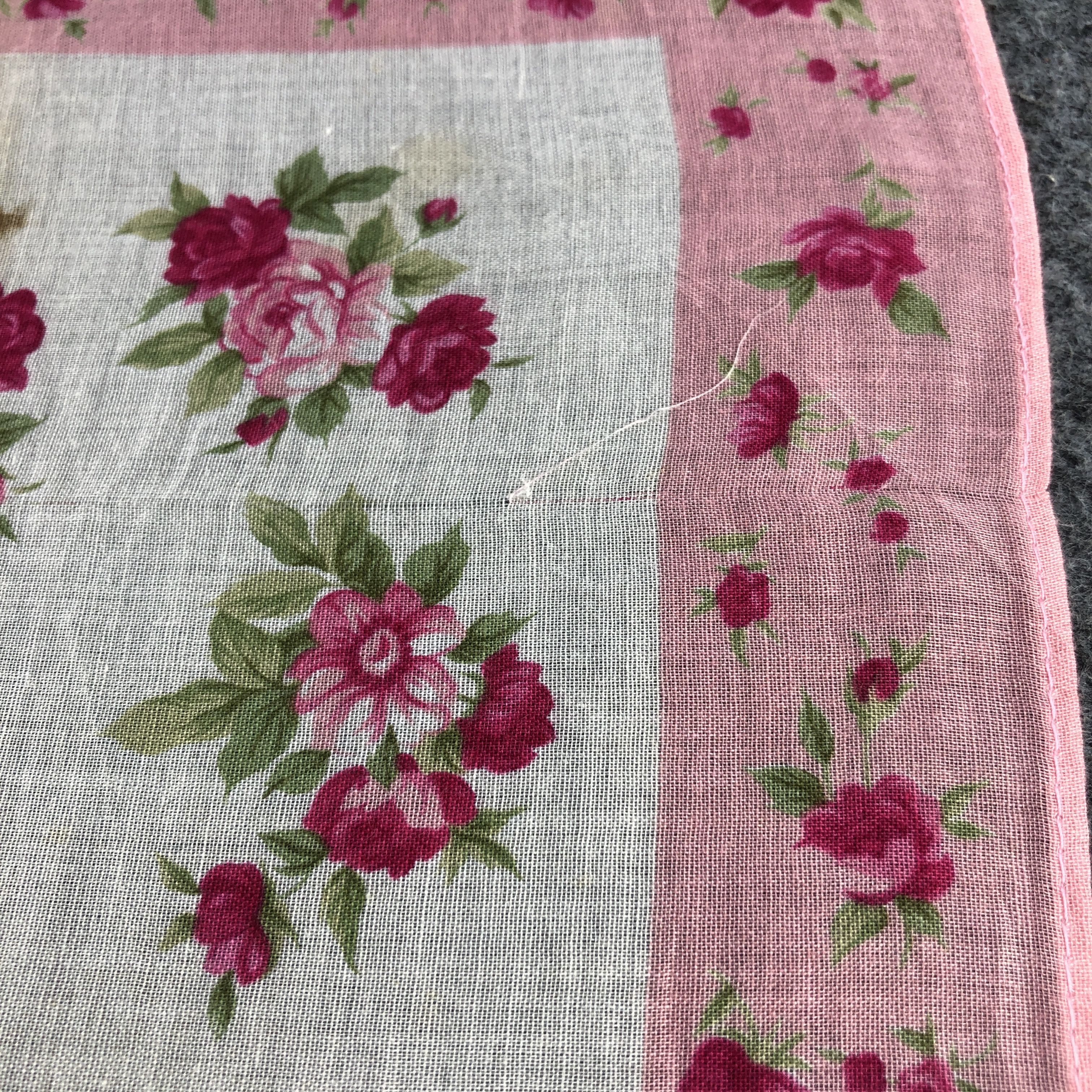 Kenzo × Vintage Kenzo Floral Handkerchief Neckerchief Bandana H2476 Size ONE SIZE - 8 Thumbnail