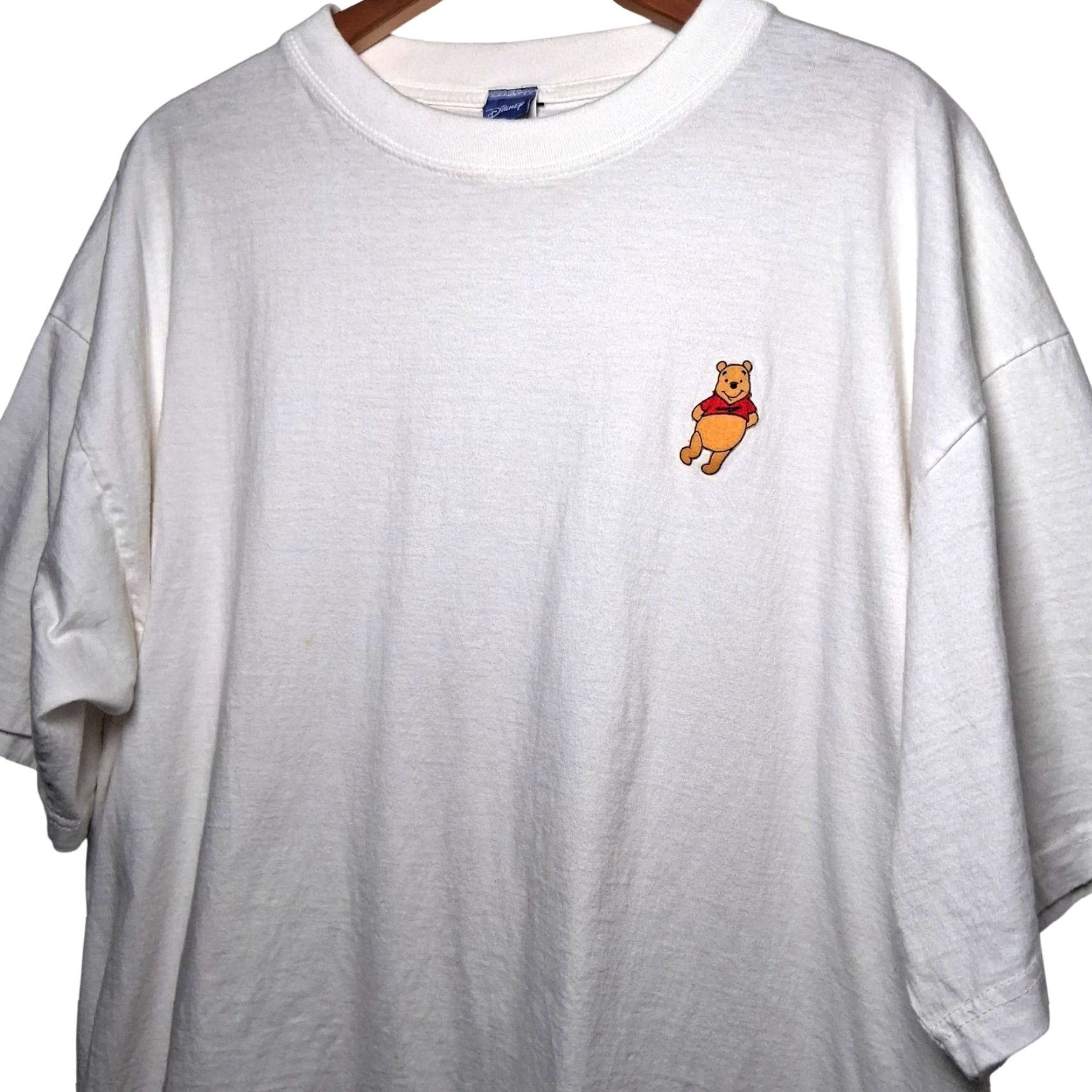 Disney VINTAGE Disney Winnie The Pooh Sleep Shirt 2XL White Cotton Character READ Shirt Womens Short Sleeve Po h Bear Pooh Bear Ladies 2XL White Cotton Size XXL / US 16-18 / IT 52-54 - 2 Thumbnail