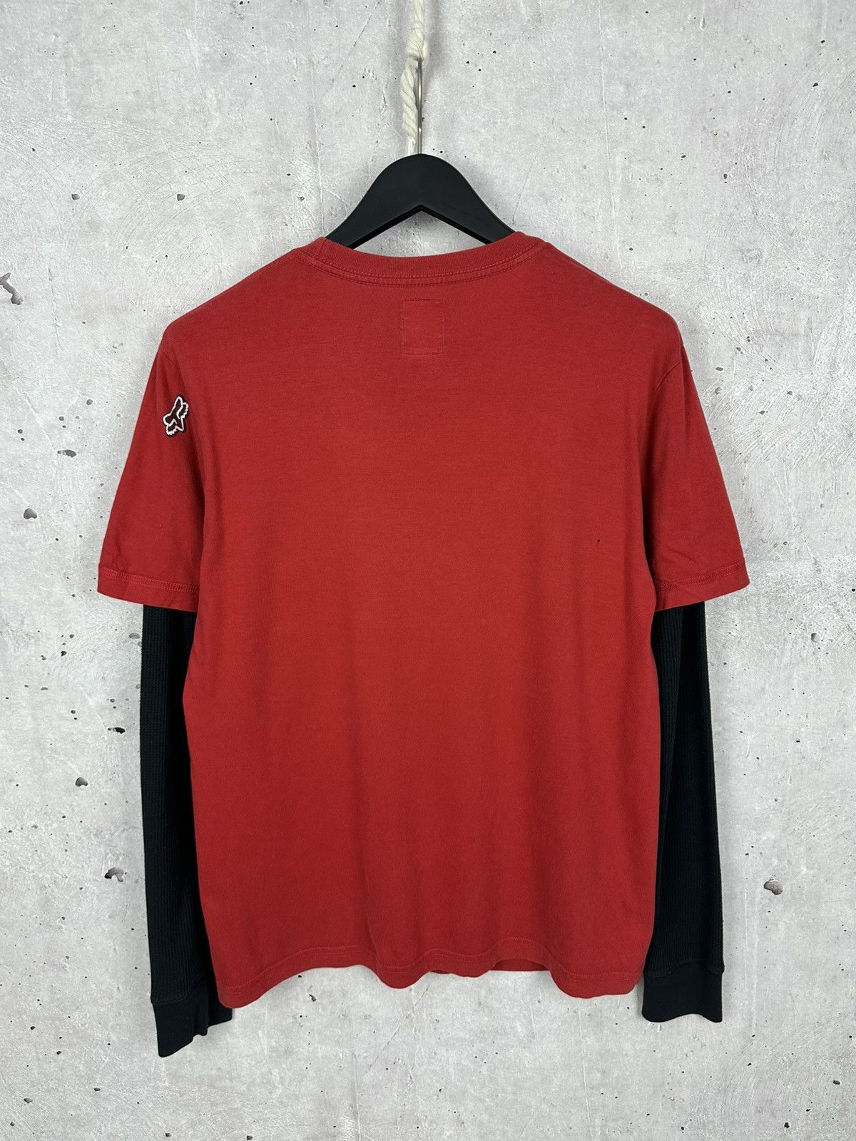 Fox Racing Y2K Vintage Fox Red Printed Long Sleeve Size US M / EU 48-50 / 2 - 7 Thumbnail