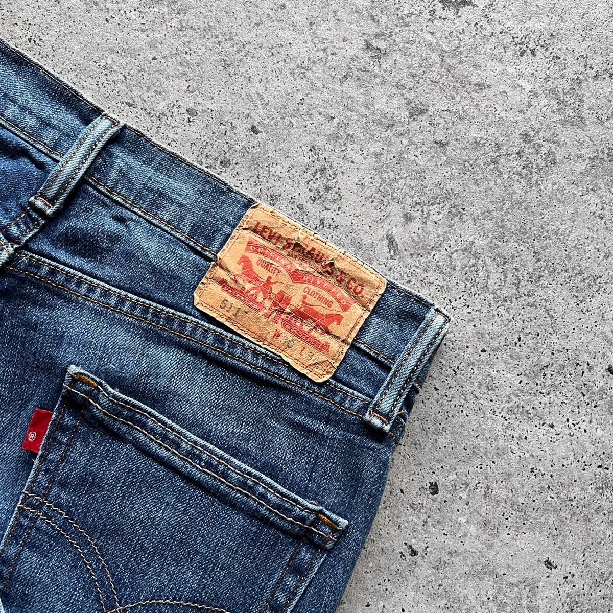 Designer × Levi's Levis 511 Blue Denim Stretch Jeans Zipper Closure Pockets Size US 30 / EU 46 - 7 Thumbnail