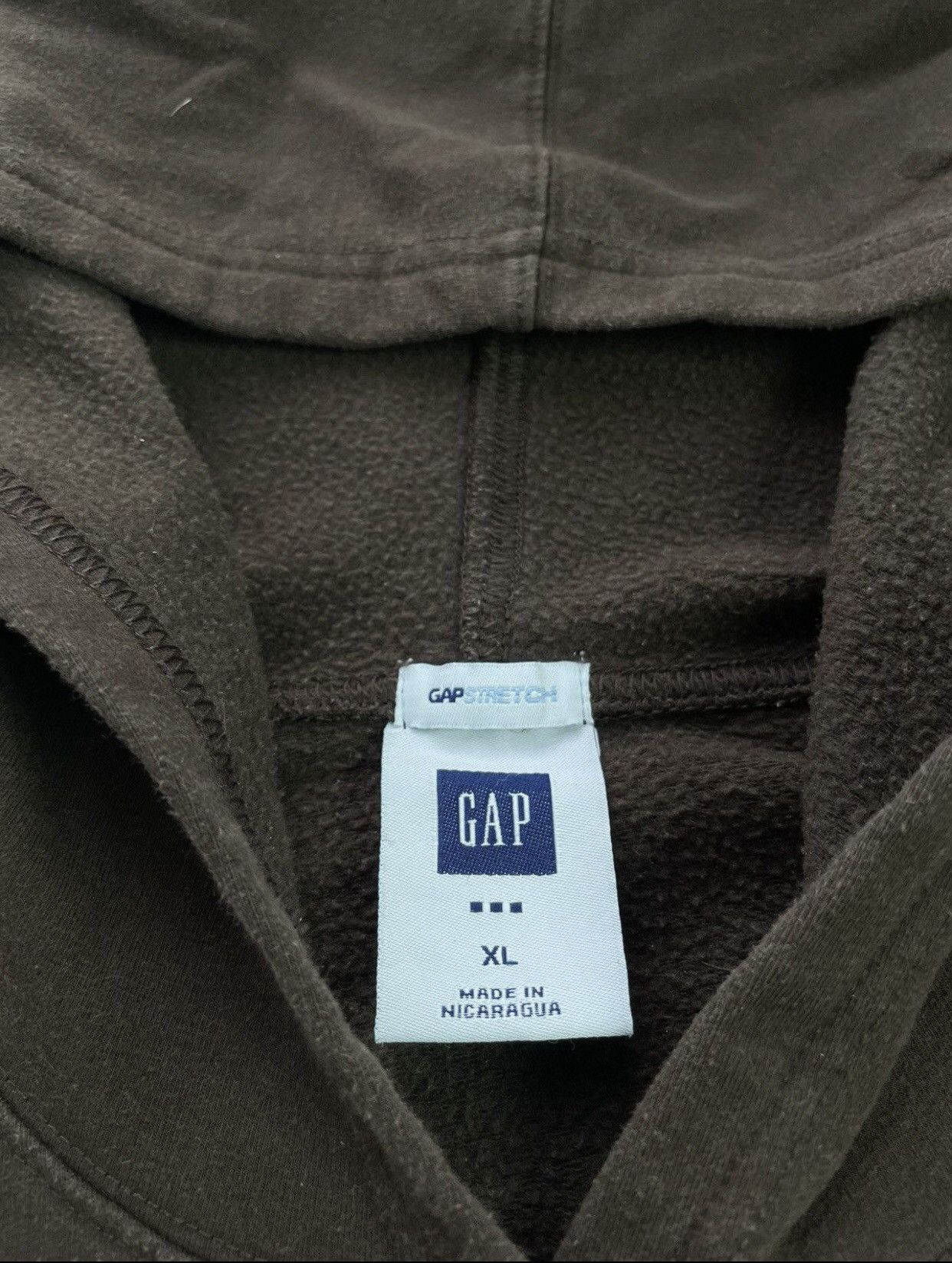 Gap × Vintage GAP hype brown vintage hoodie Size US S / EU 44-46 / 1 - 5 Thumbnail