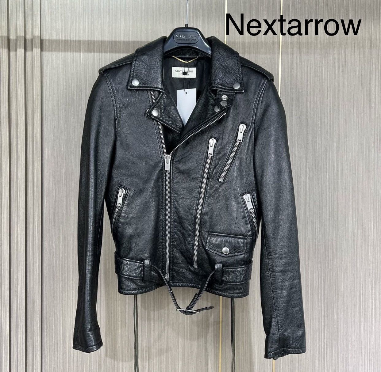 Saint Laurent Paris Saint Laurent Tasseled leather jacket