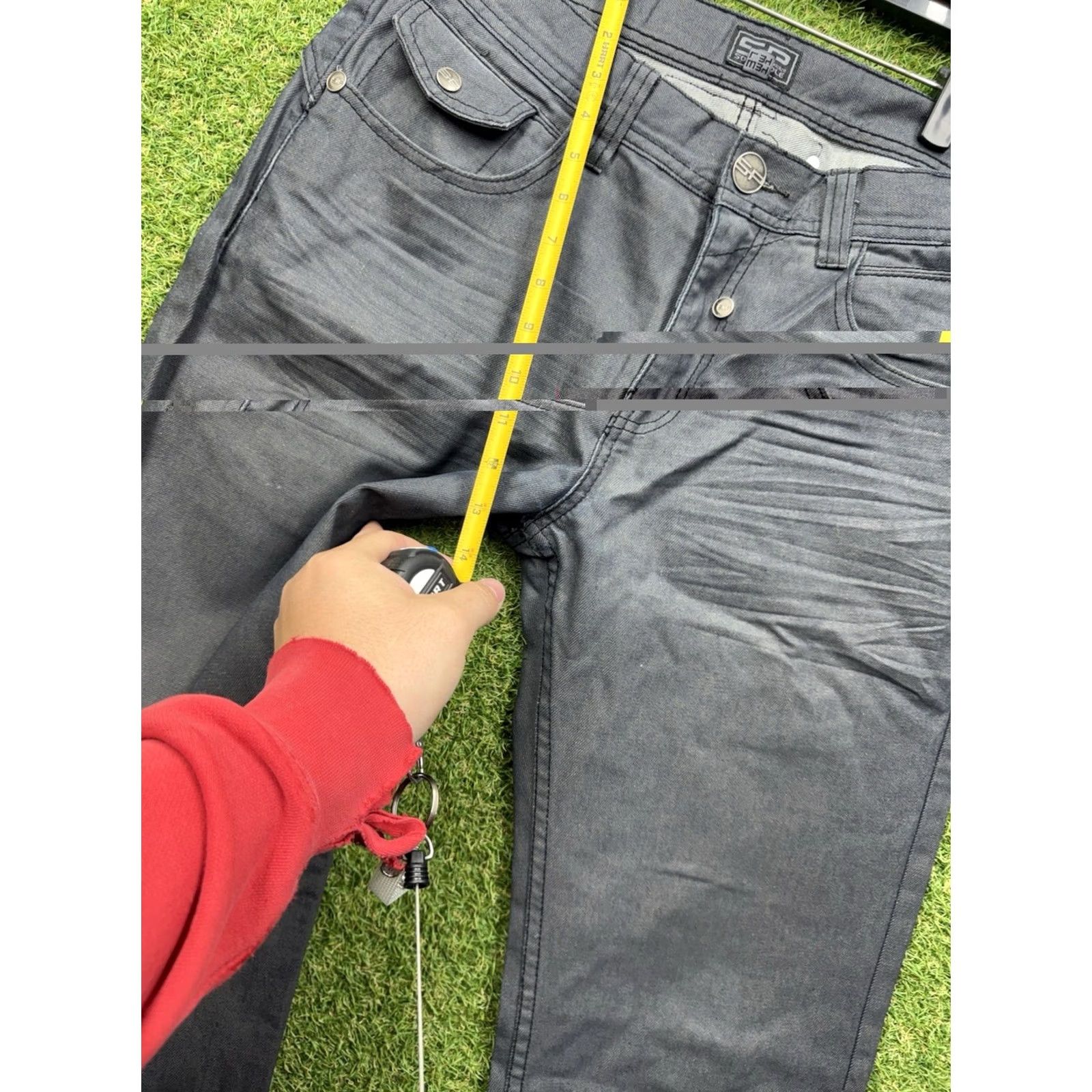 Southpole South Pole Jeans Mens 34x34 Gray Denim Y2K Vintage Hip Hop Grunge Straight 5-Pocket Regular Waist 34in Cotton Denim Baggy Style Size US 34 / EU 50 - 6 Thumbnail