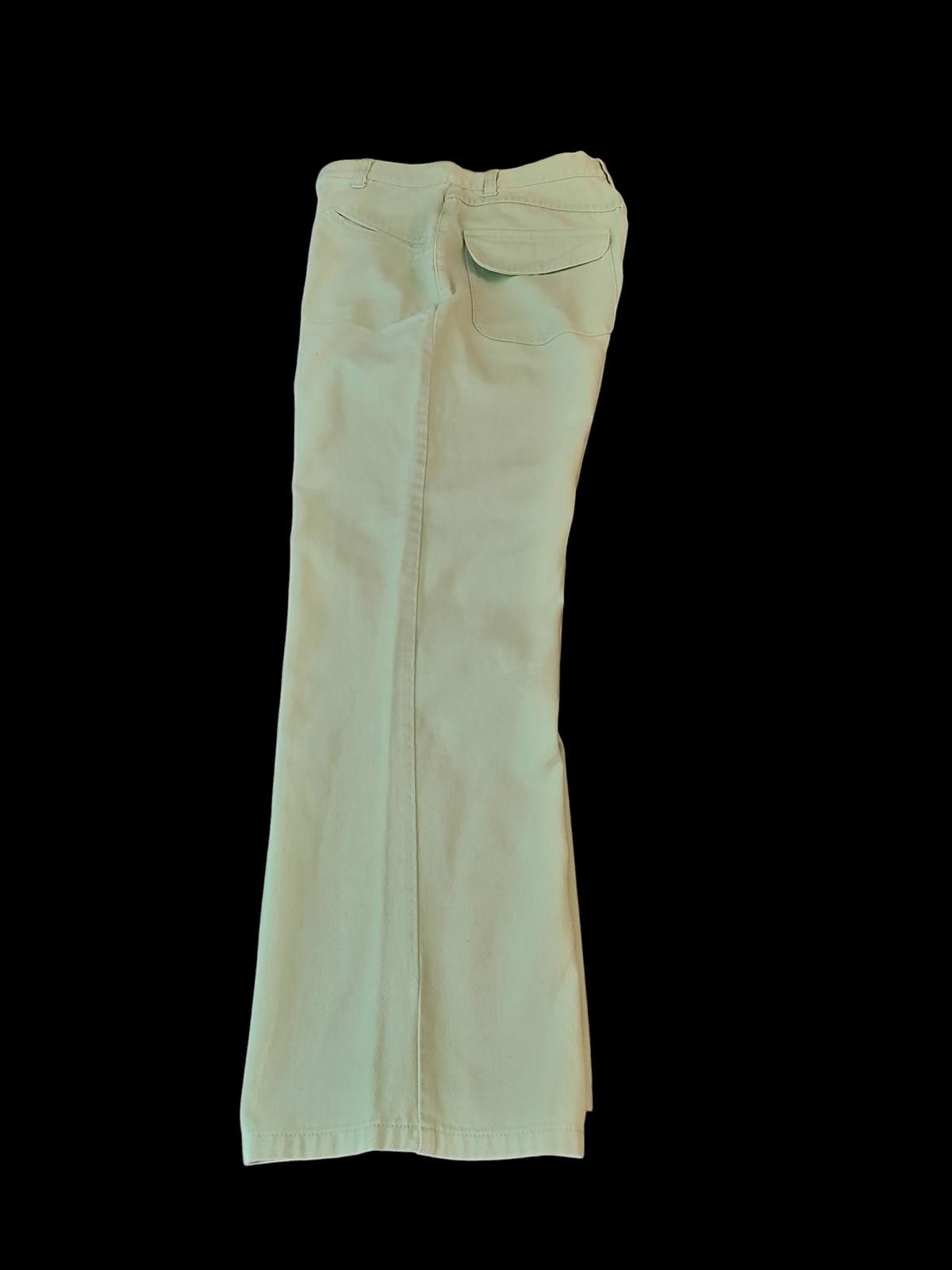 Designer Christopher & Banks Stylish Light Green Wide-Leg Jeans Size 28" / US 6 / IT 42 - 4 Thumbnail