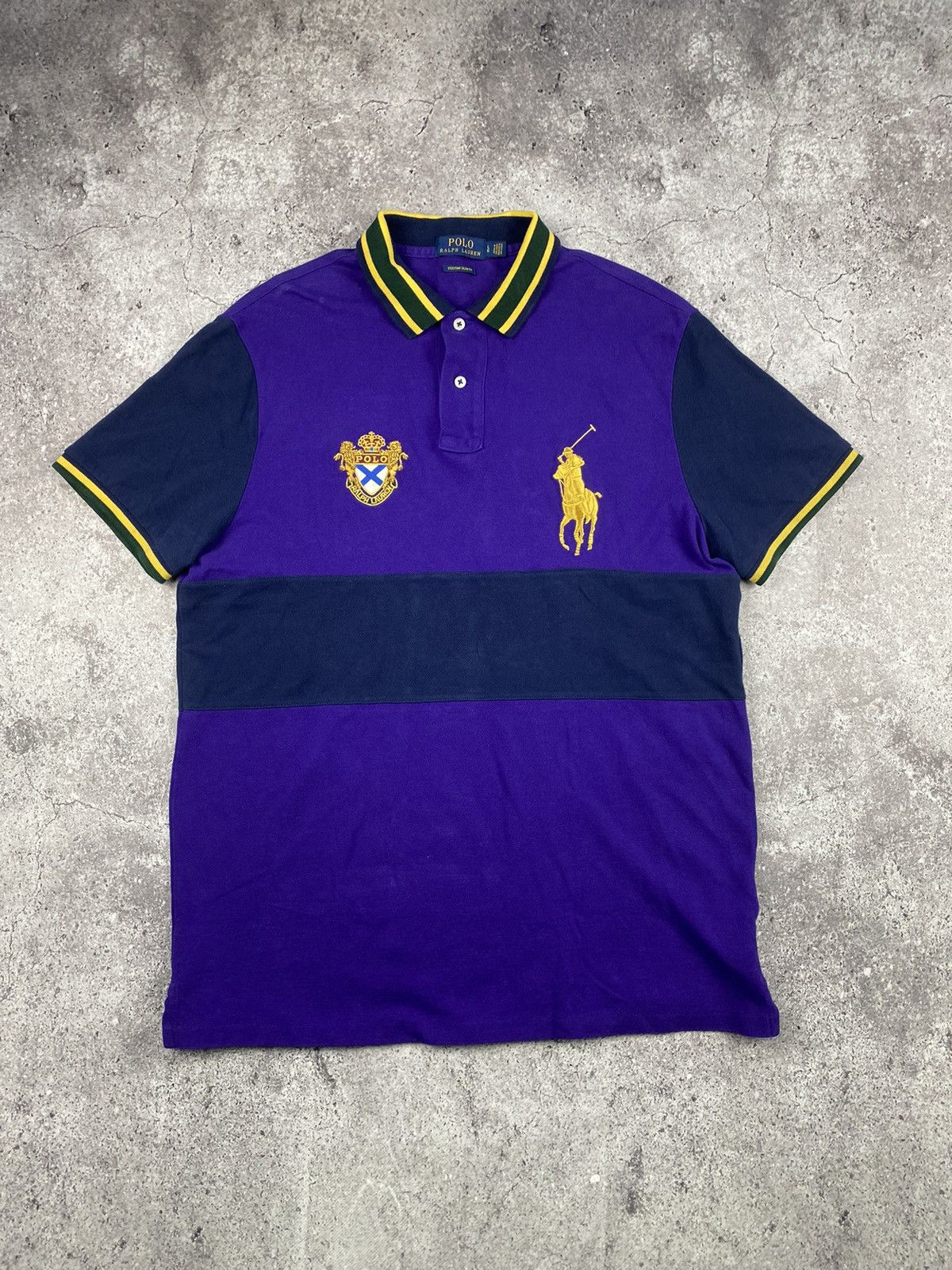 Vintage Vintage Polo Ralph Lauren Big Pony Crest Y2K polo shirt Size US L / EU 52-54 / 3 - 1 Thumbnail