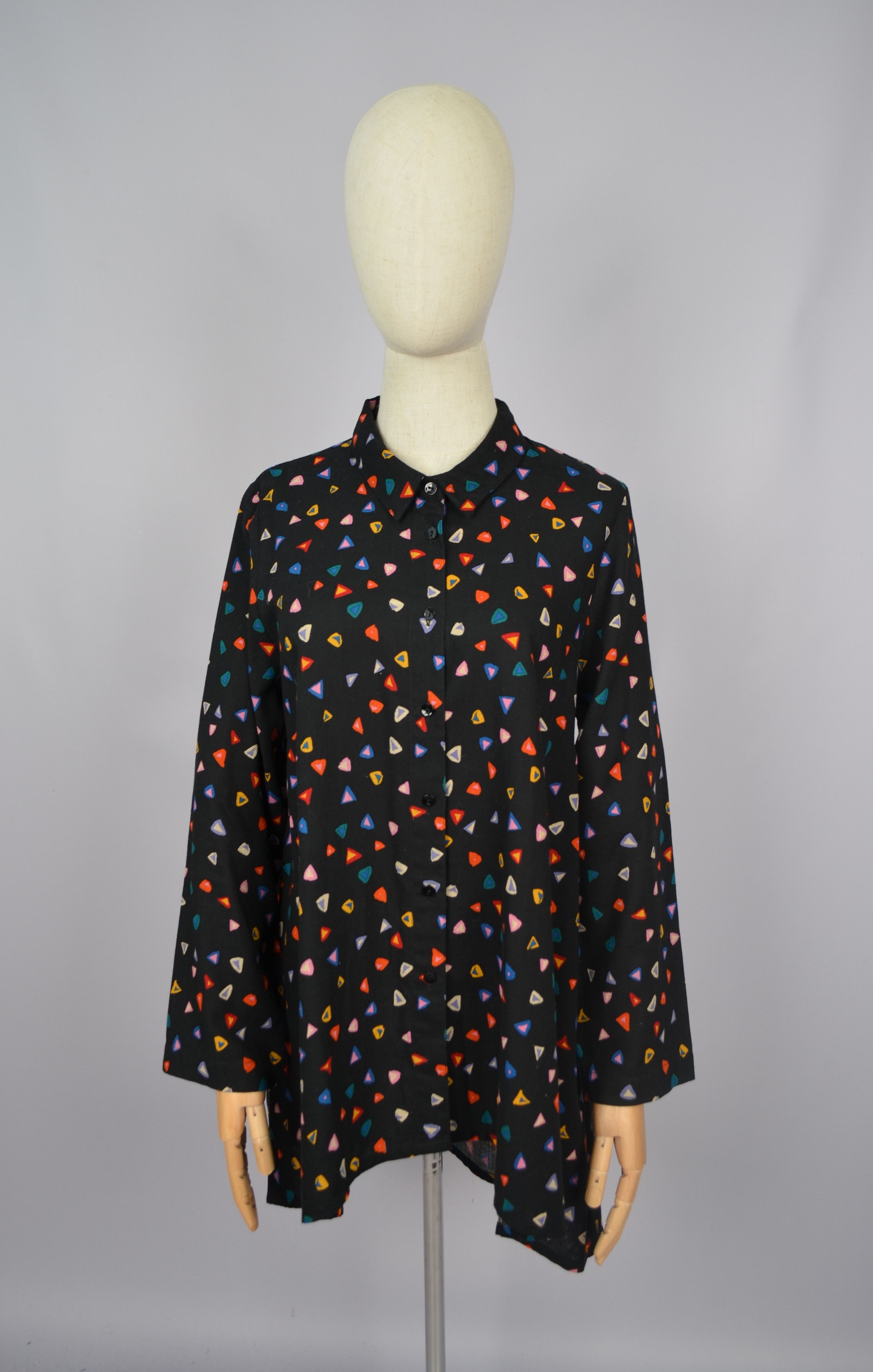 Designer × Sahara Club Sahara Abstract Print Tunic Shirt Size 1/XS Oversize Size XS / US 0-2 / IT 36-38 - 1 Thumbnail