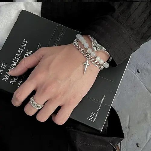 Designer Retro punk bracelet Size ONE SIZE - 1 Thumbnail