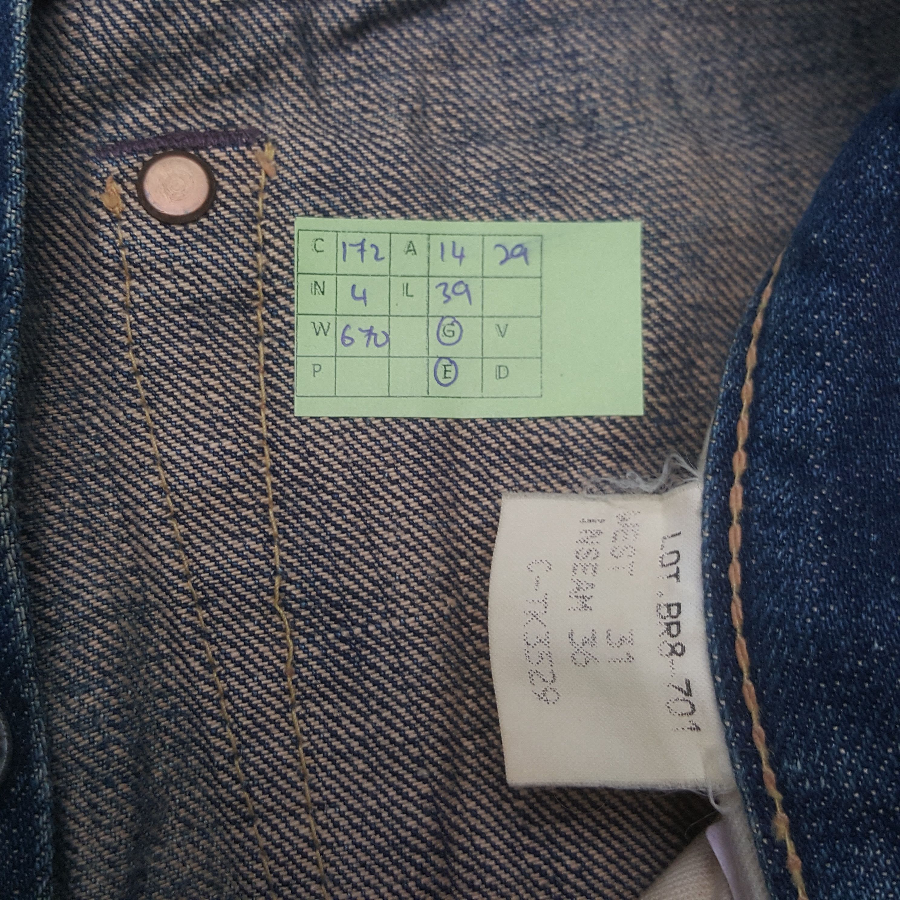 Japanese Brand Vintage Barns Japanese Style Selvedge Denim Jeans Size US 28 / EU 44 - 8 Thumbnail
