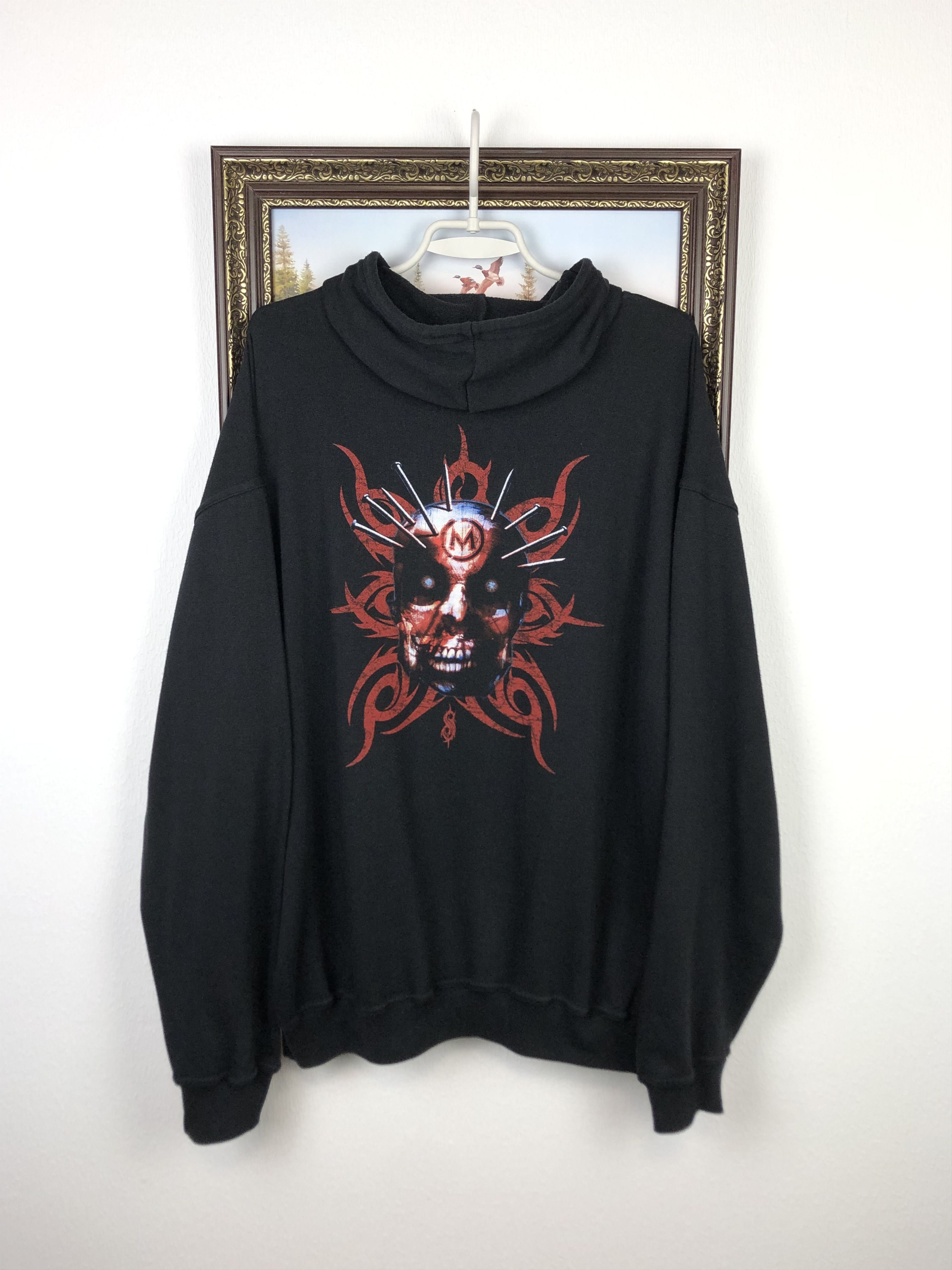 Vintage Vintage 50s 60s Black Flock Print Sweatshirt XL | Grailed