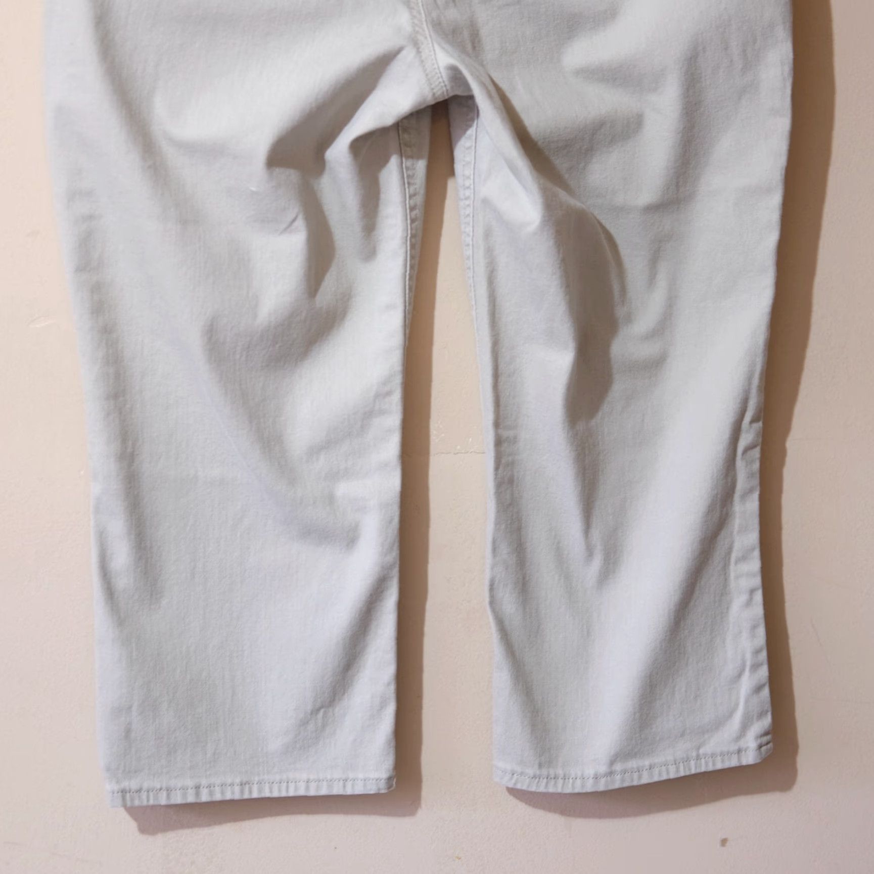 Vintage Riders by Lee Mid-Rise Capri Jeans Denim Beige Stretch Women's 12M #H14-7 (Regular) Jeans Capris Women Beige Stretch Size 34" / US 12 / IT 48 - 7 Thumbnail