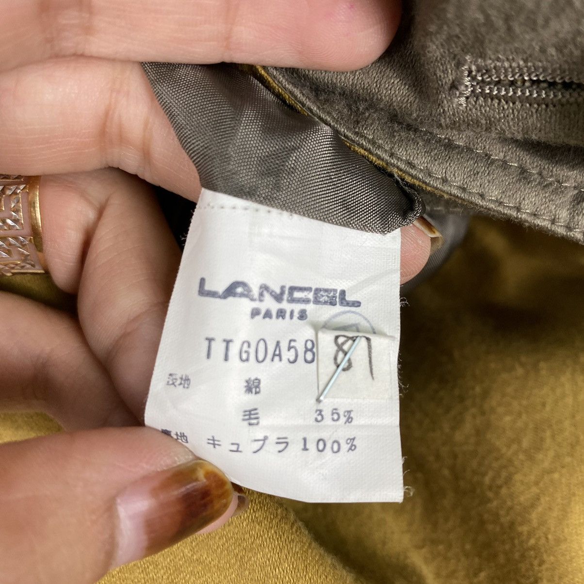 Designer × Lancel Vintage Lancel Paris Nice Design Jacket Size US M / EU 48-50 / 2 - 13 Thumbnail