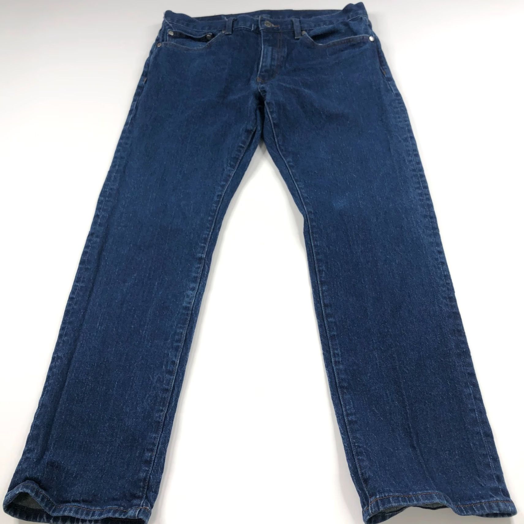 Brooks Brothers Brooks Brothers Denim Jeans Straight Fit 34x30 Mid Rise Blue 5-Pocket Stretch Regular Men Jeans Size US 34 / EU 50 - 3 Thumbnail