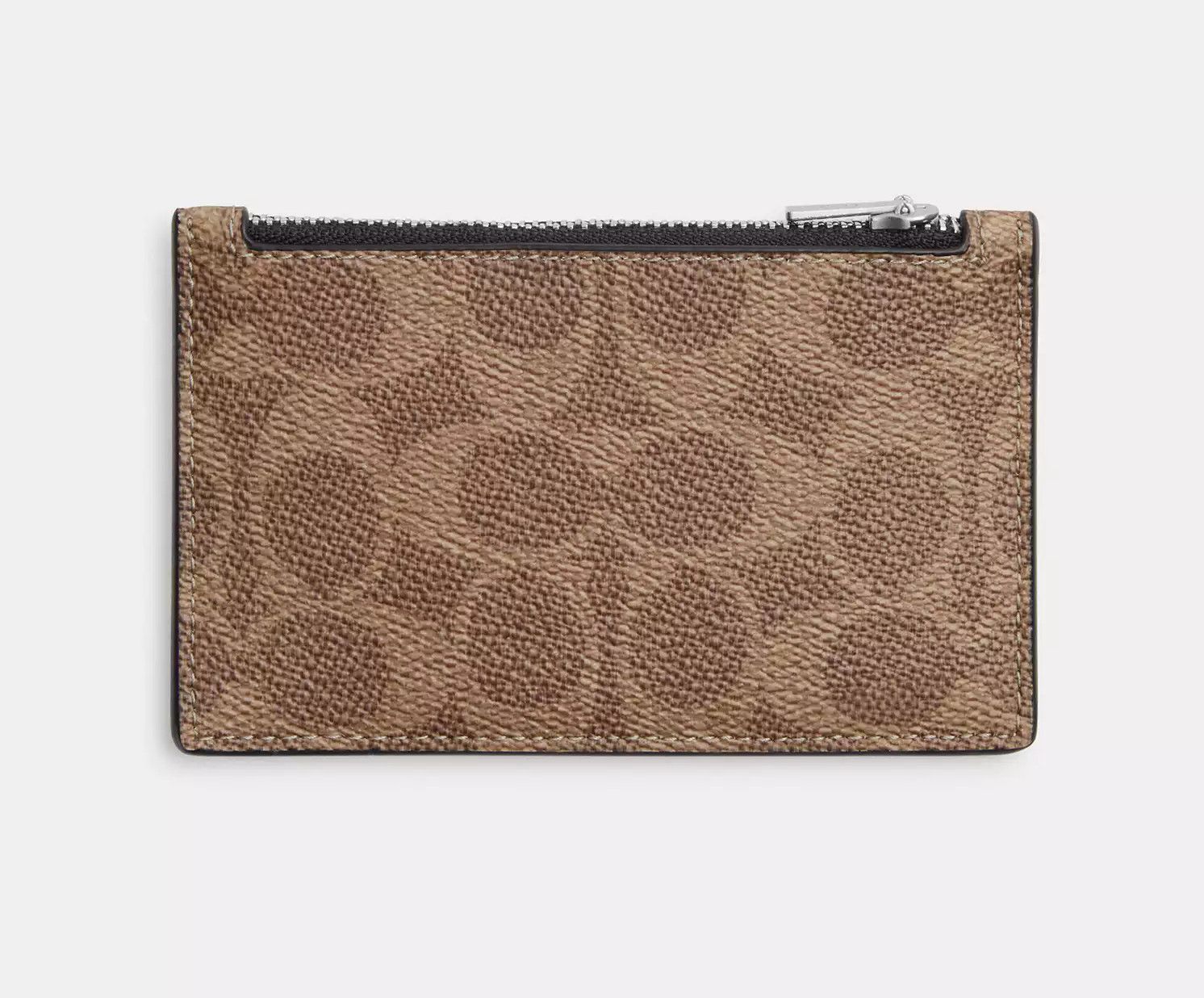 Coach Zip Card Case In Signature CV764 Size ONE SIZE - 1 Thumbnail