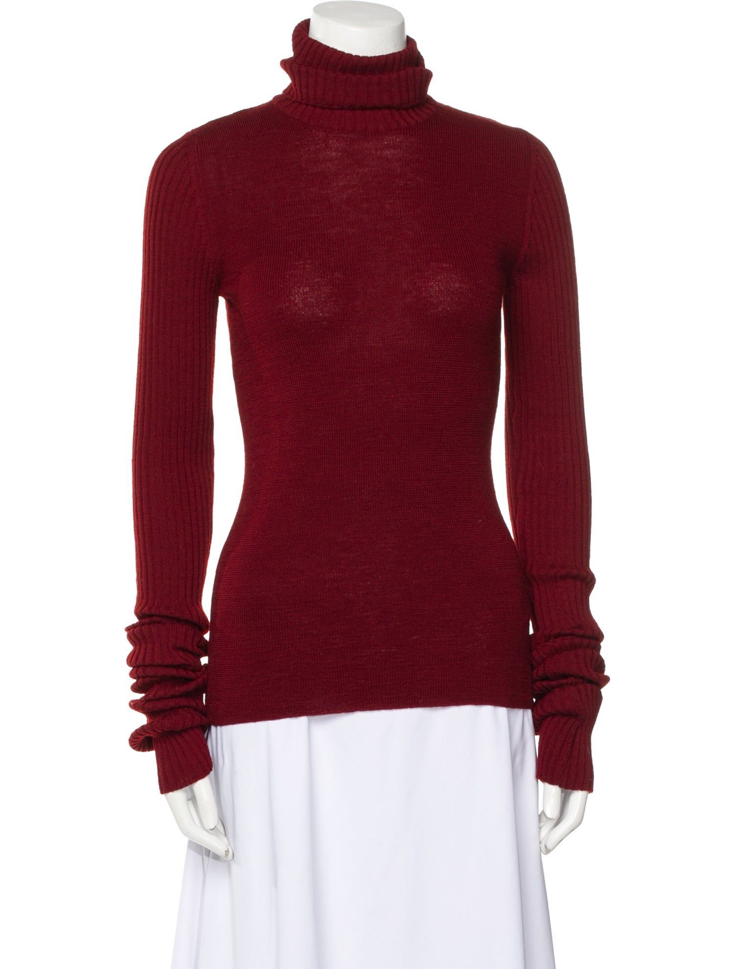 Vtg Jean Paul Gaultier Maille Elongated Sleeves Turtleneck