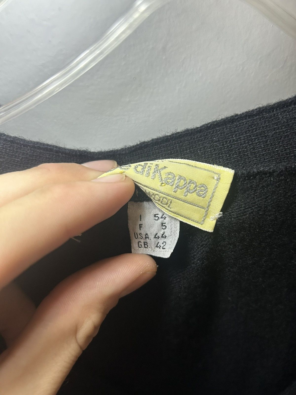 Designer × Kappa × Vintage Vintage Robe di Kappa 100% lambswool button up cardigan Size US XL / EU 56 / 4 - 4 Thumbnail
