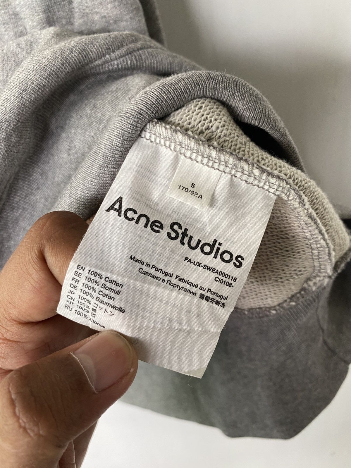 Acne Studios Acne Studios Hoodie Size US S / EU 44-46 / 1 - 4 Thumbnail